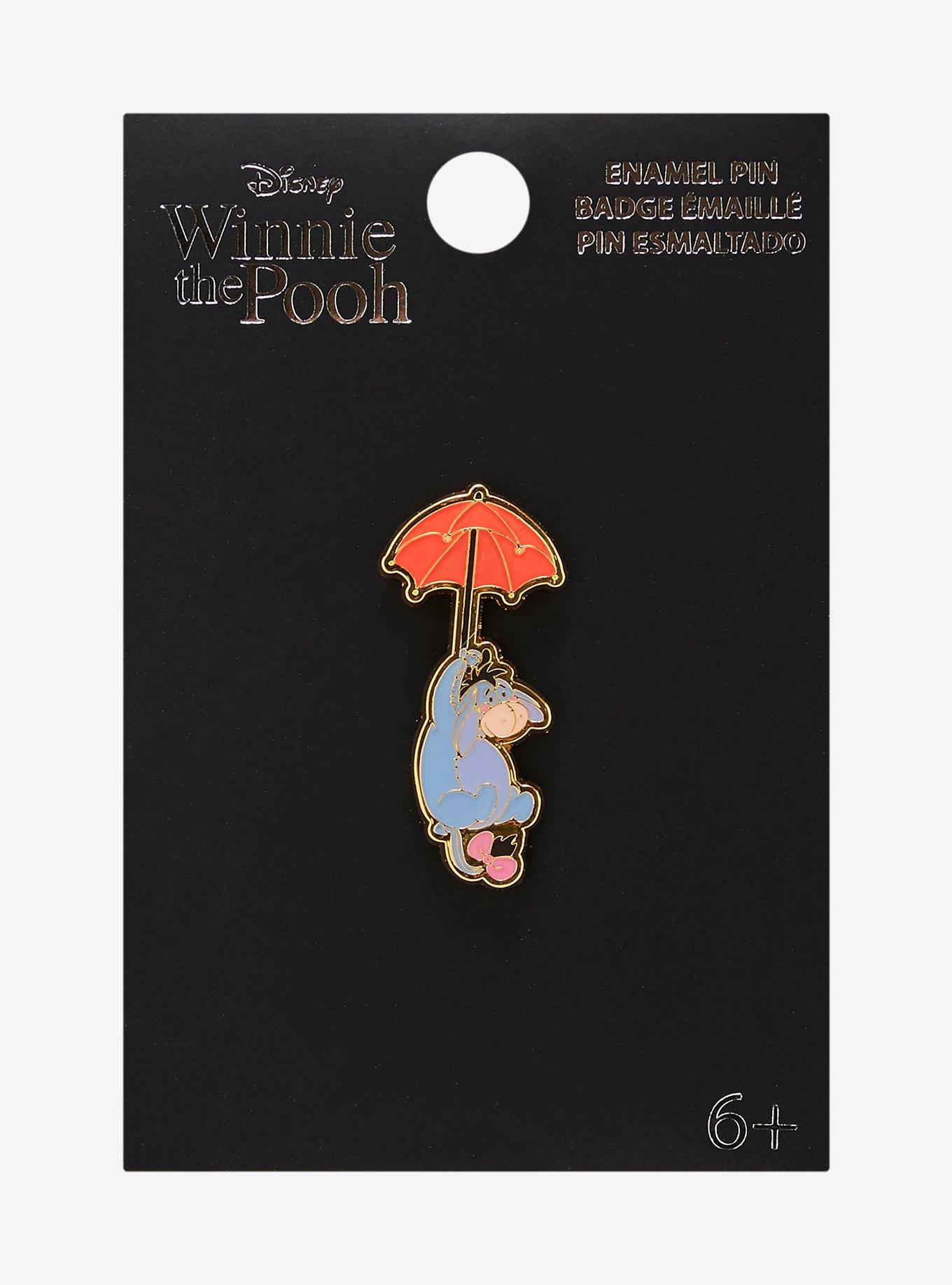 Loungefly Disney Winnie the Pooh Eeyore Umbrella Enamel Pin &mdash; BoxLunch Exclusive, , alternate