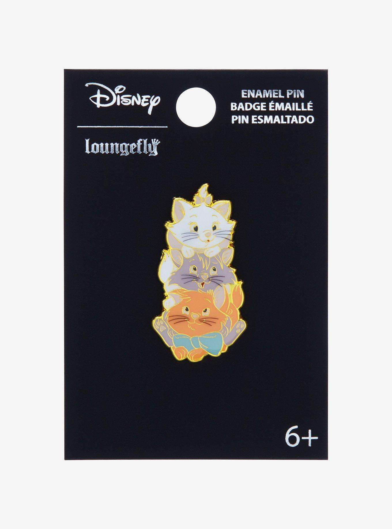 Loungefly The Aristocats Marie, Berlioz, and Toulouse Enamel Pin — BoxLunch Exclusive, , alternate