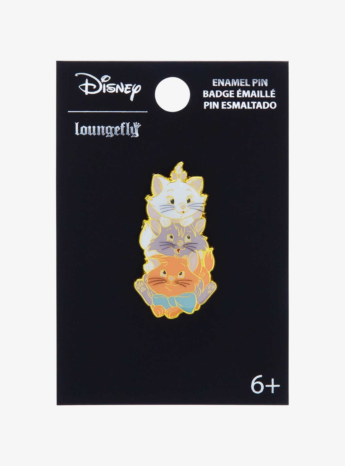 Loungefly The Aristocats Marie, Berlioz, and Toulouse Enamel Pin — BoxLunch Exclusive, , hi-res
