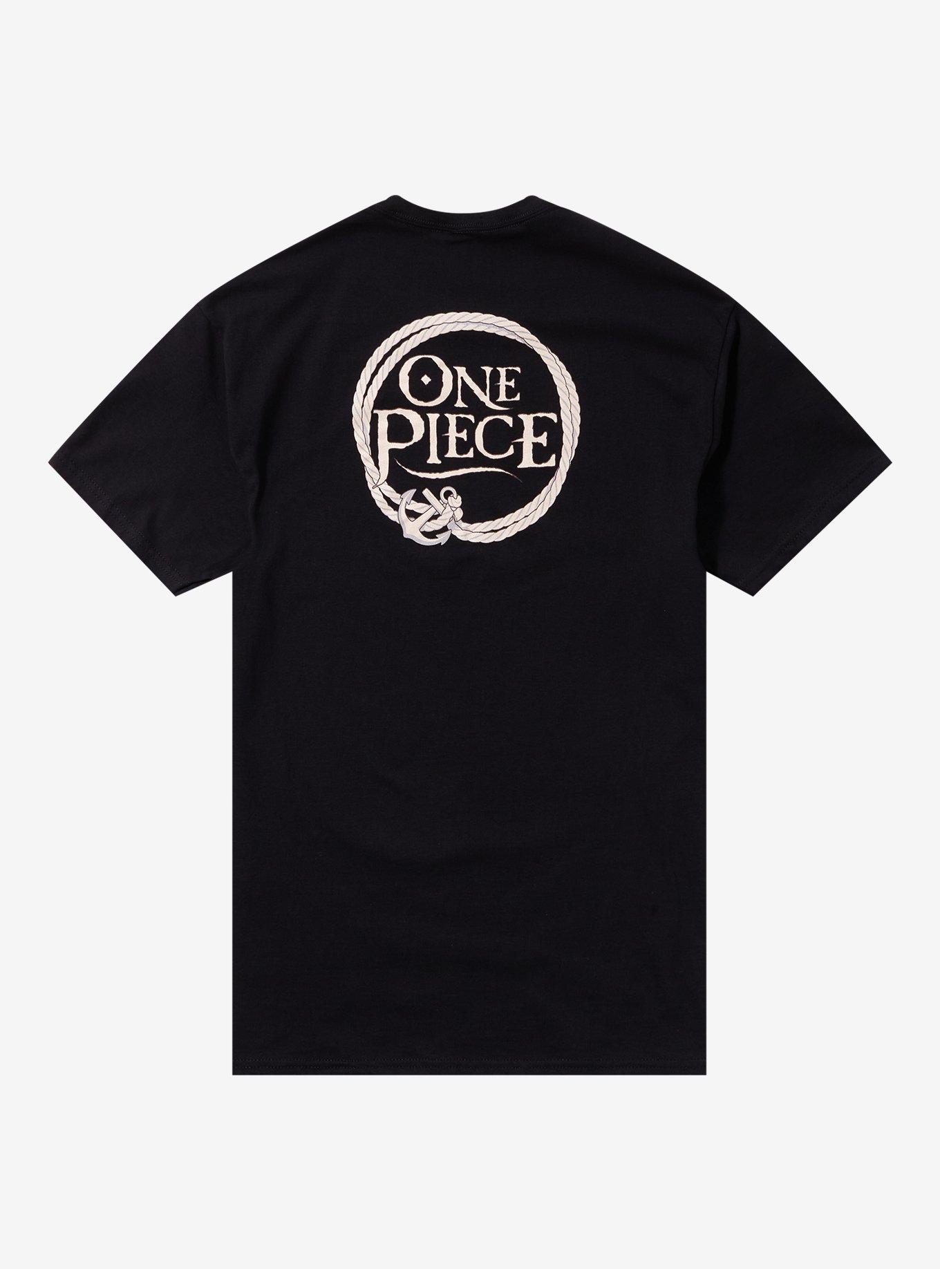 One Piece Nami Wanted Poster Double-Sided T-Shirt, BLACK, alternate