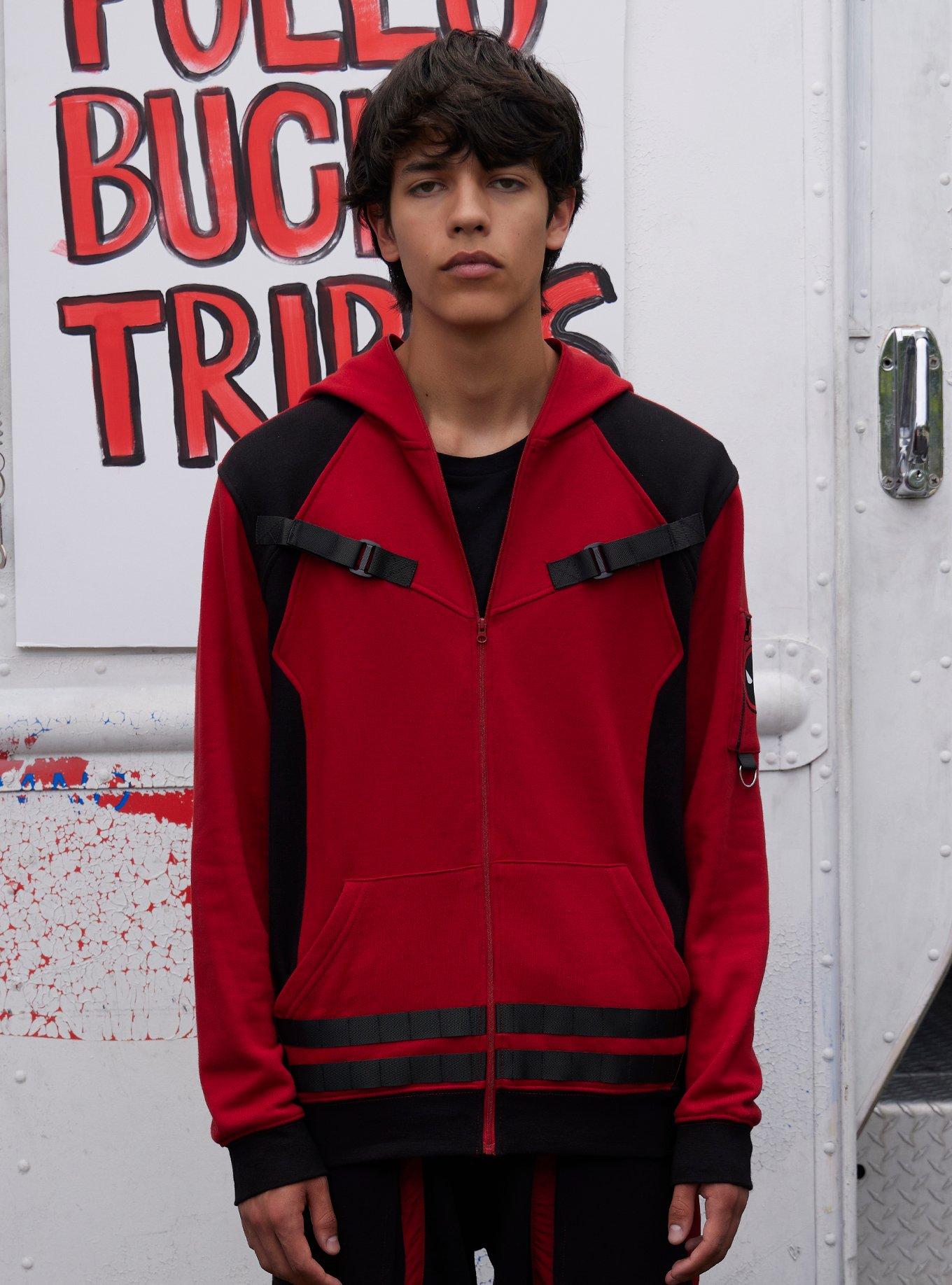 Our Universe Marvel Deadpool & Wolverine Deadpool Color-Block Hoodie