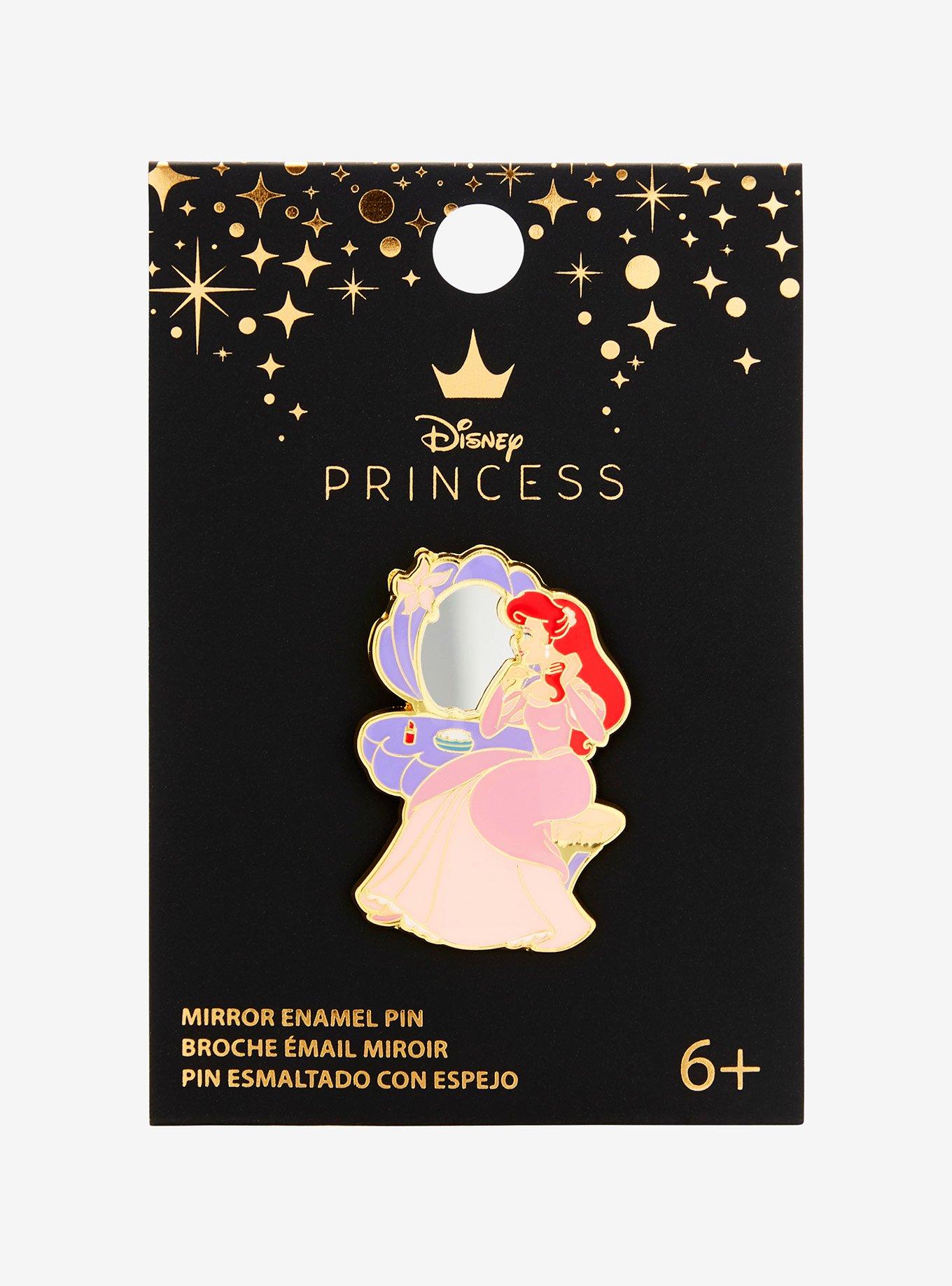 Disney The Little Mermaid Ariel Vanity Mirror Enamel Pin — BoxLunch Exclusive, , alternate