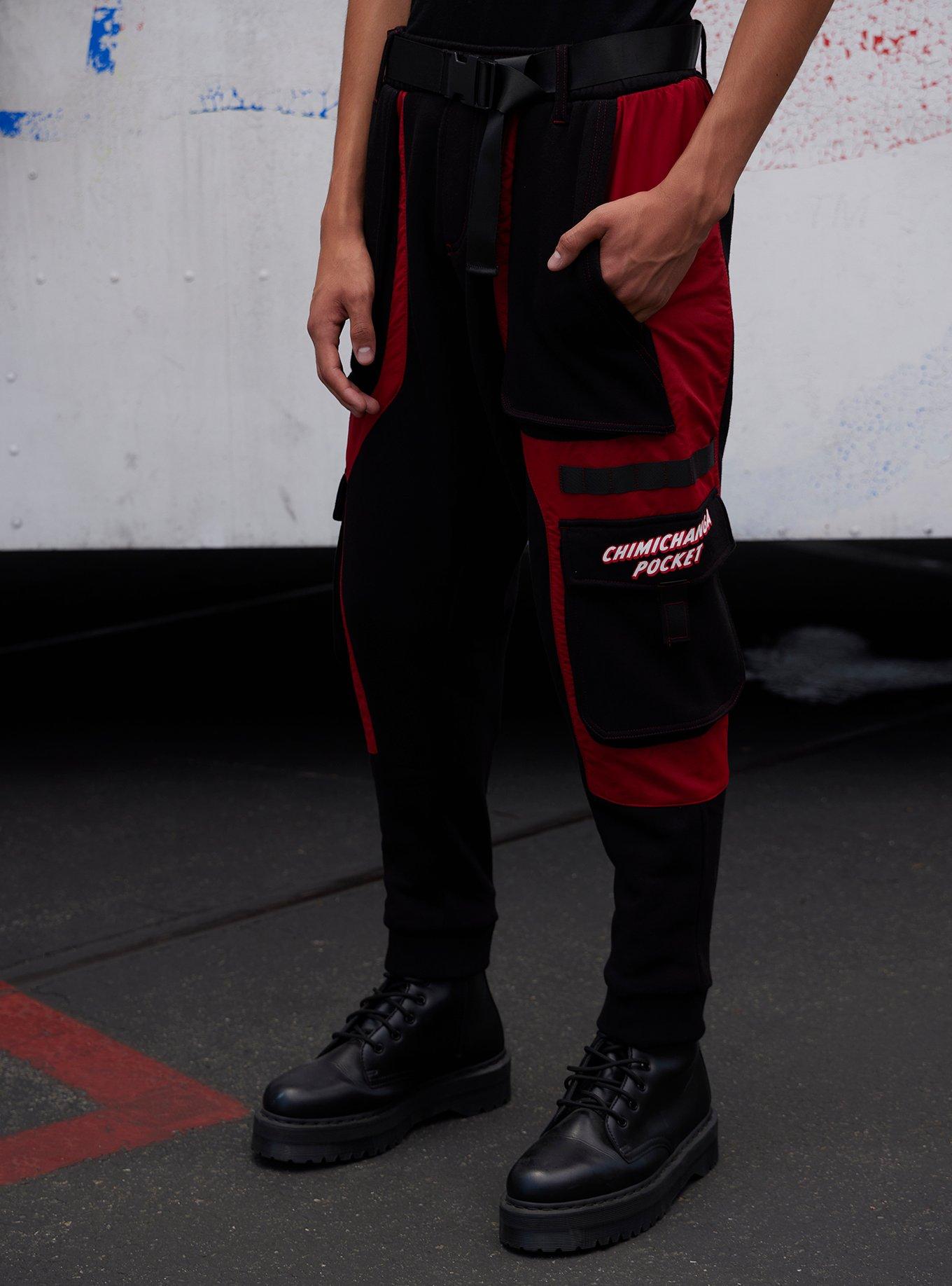 Our Universe Marvel Deadpool & Wolverine Deadpool Utility Jogger Pants, RED, alternate