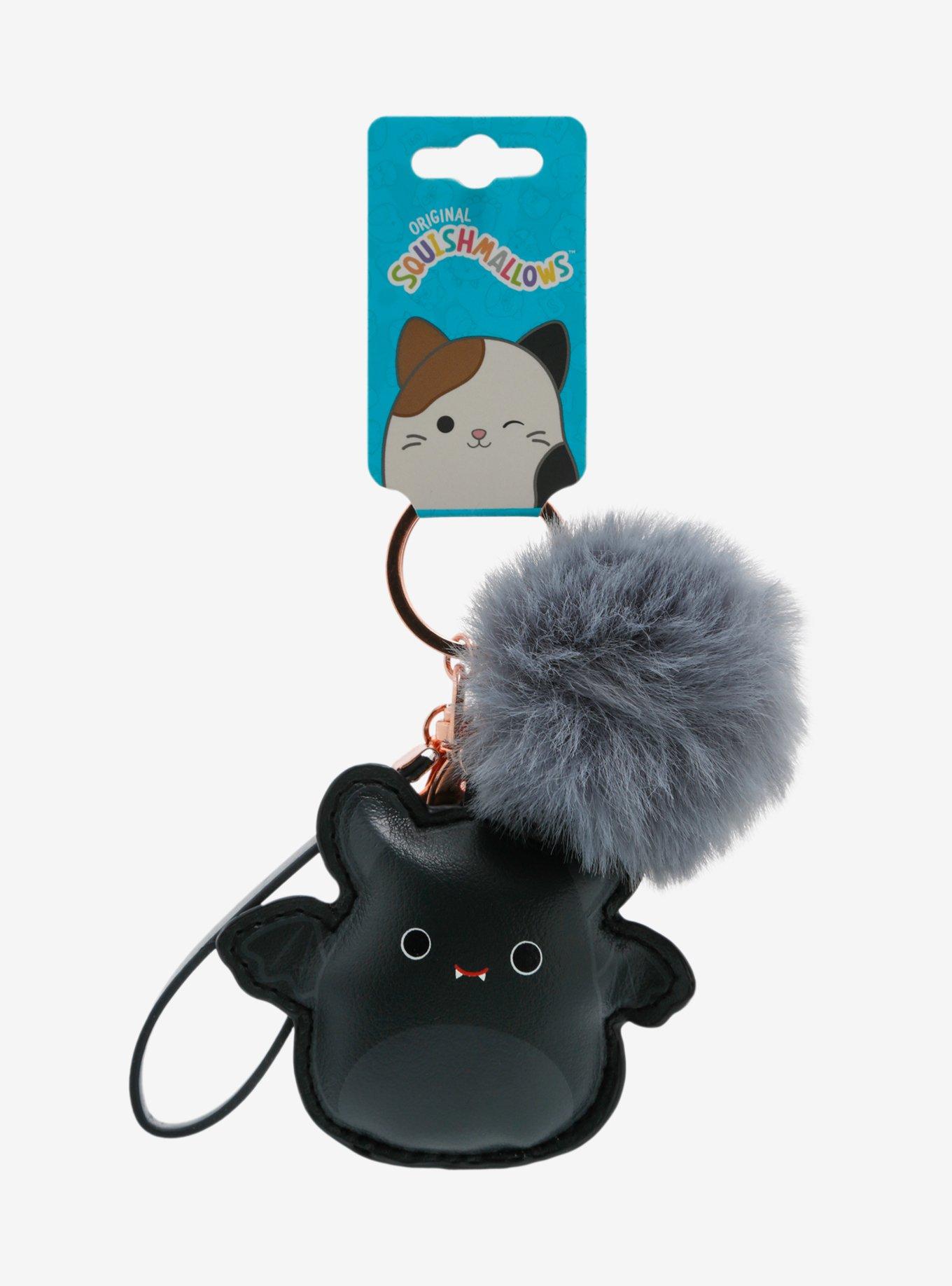 Squishmallows Emily The Bat Puffy Figural Key Chain, , alternate