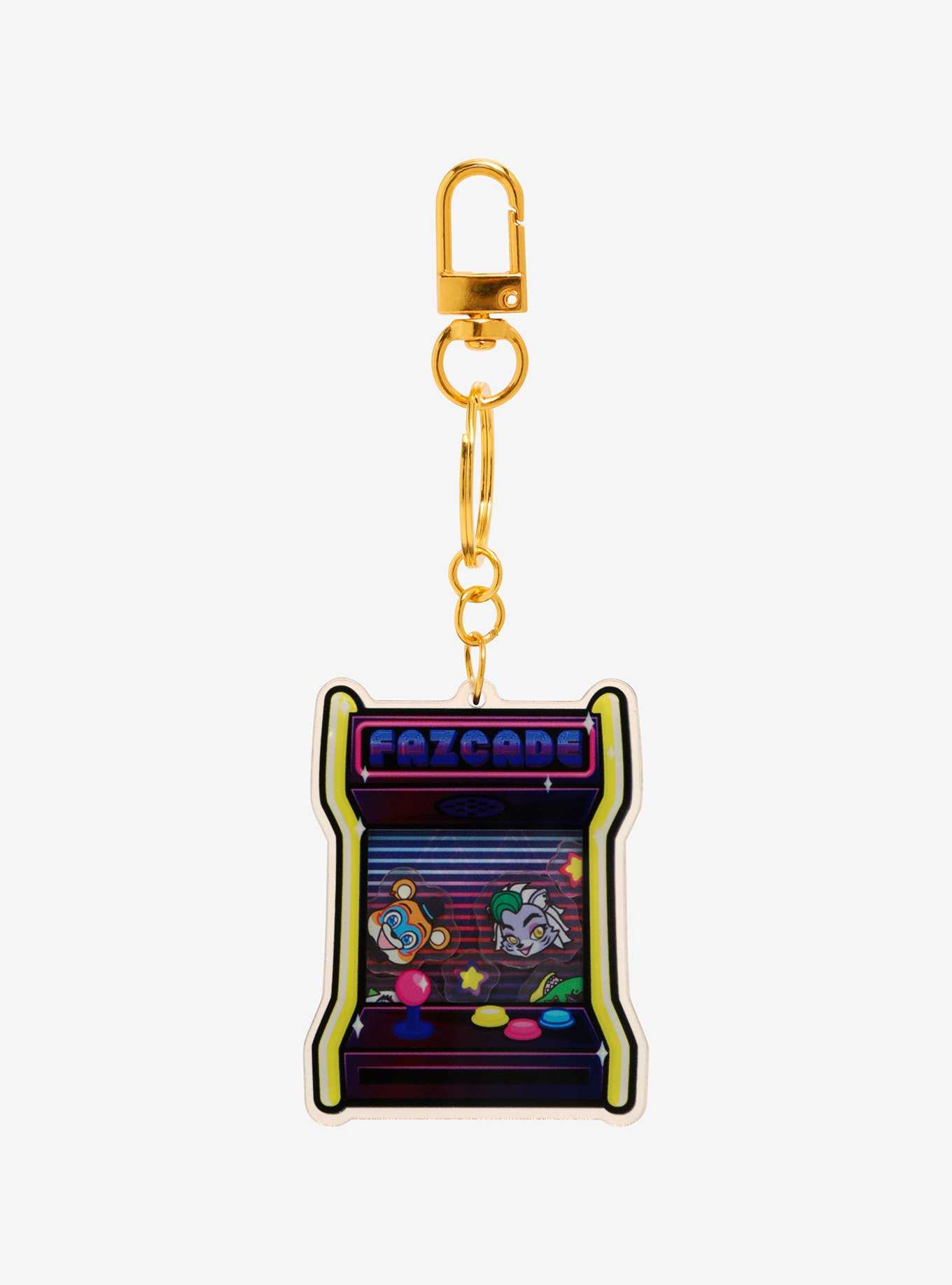 Five Nights At Freddy's: Security Breach Arcade Machine Shaker Key Chain Hot Topic Exclusive, , hi-res