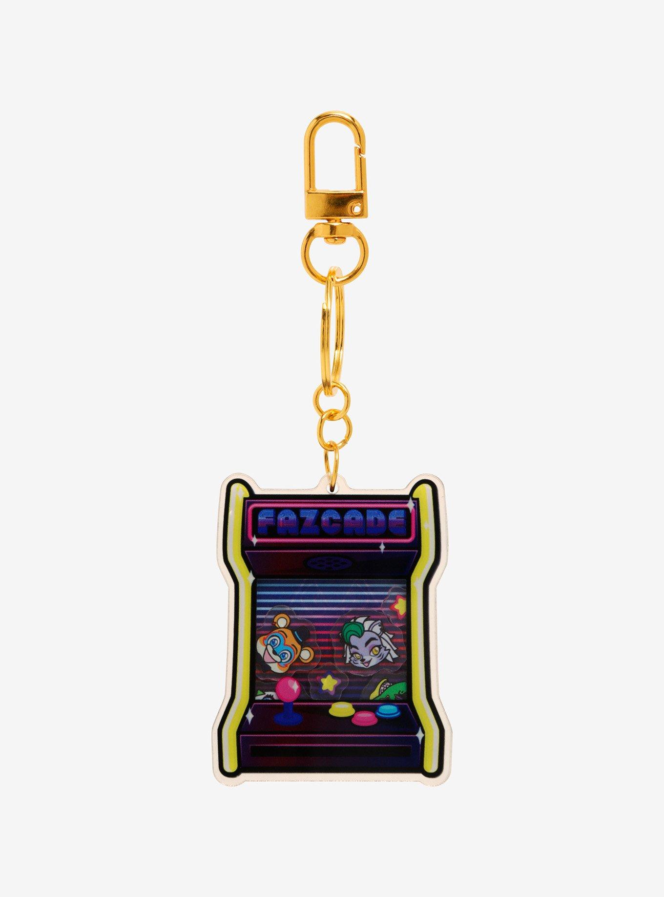 Five Nights At Freddy's: Security Breach Arcade Machine Shaker Key Chain Hot Topic Exclusive, , hi-res