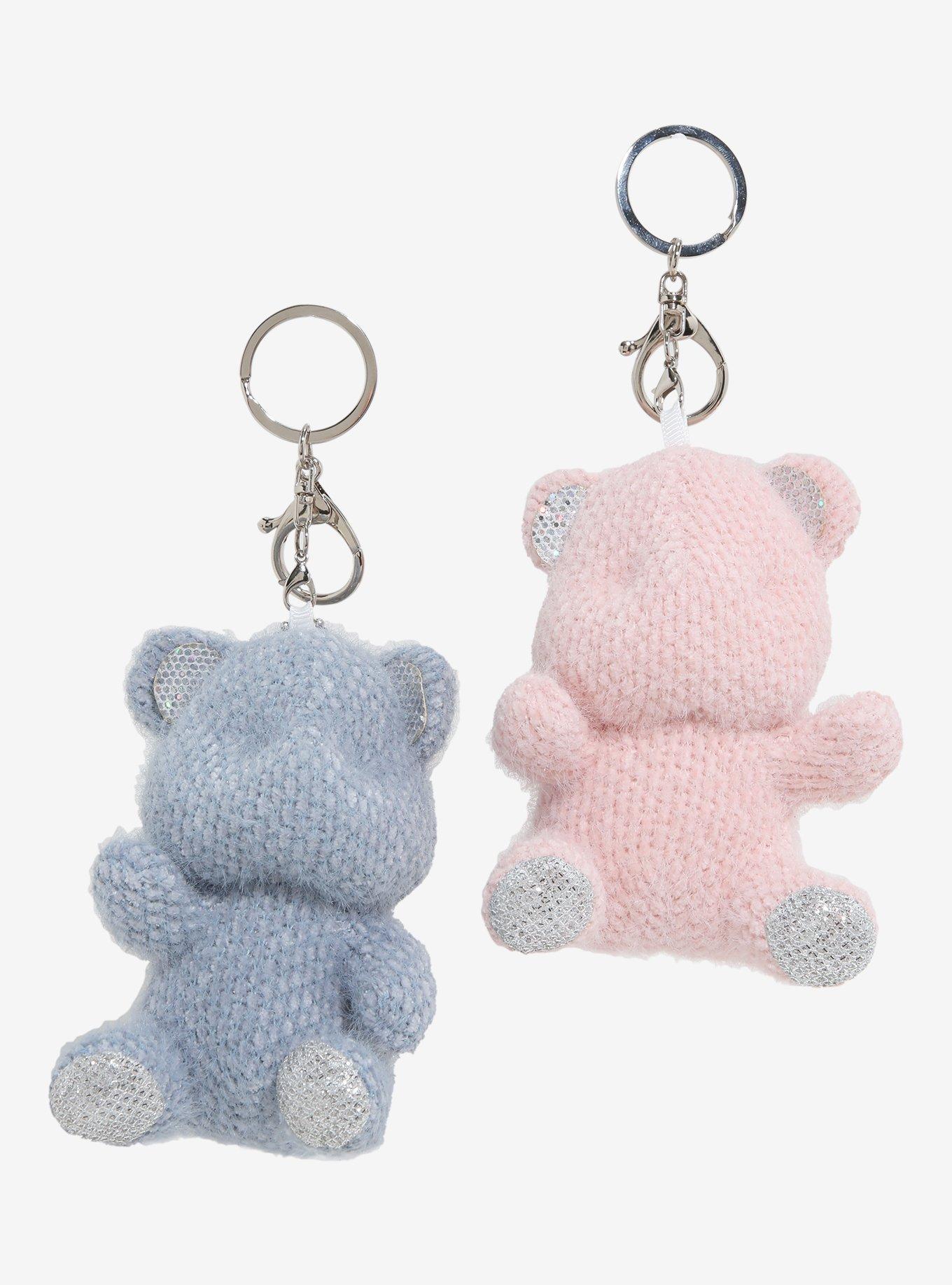 Fuzzy Pastel Bear Assorted Blind Key Chain, , alternate