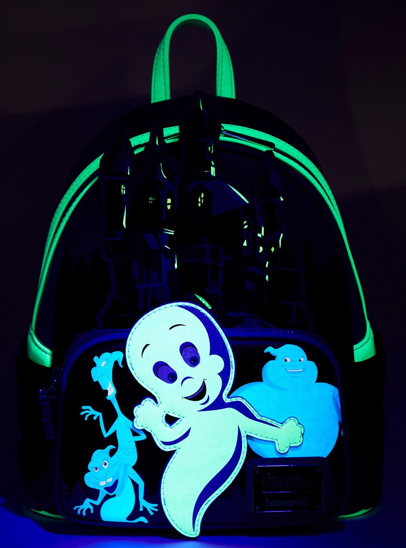 Loungefly Casper House & Ghosts Glow-in-the-Dark Mini Backpack