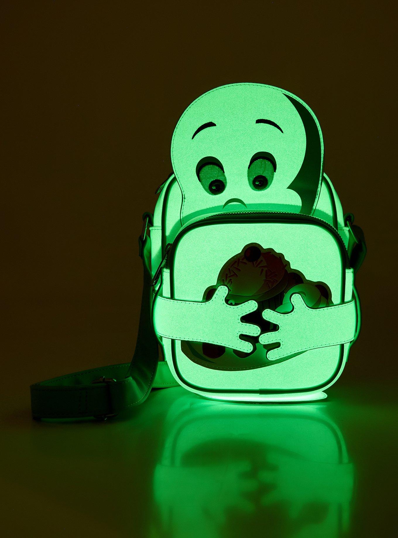 Loungefly Casper Glow-in-the-Dark Figural Crossbody Bag, , hi-res