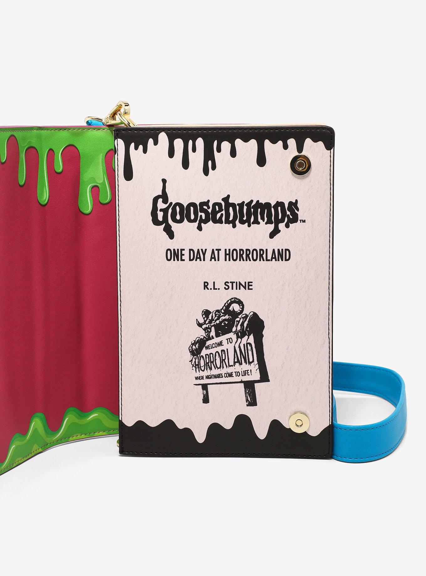 Loungefly Goosebumps One Day at Horrorland Book Crossbody Bag, , alternate