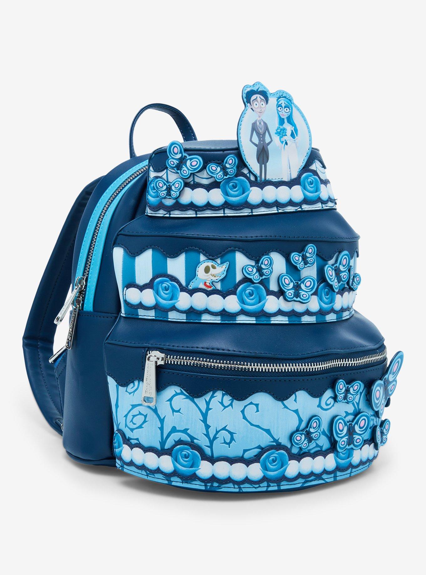 Loungefly The Corpse Bride Wedding Cake Figural Mini Backpack, , alternate