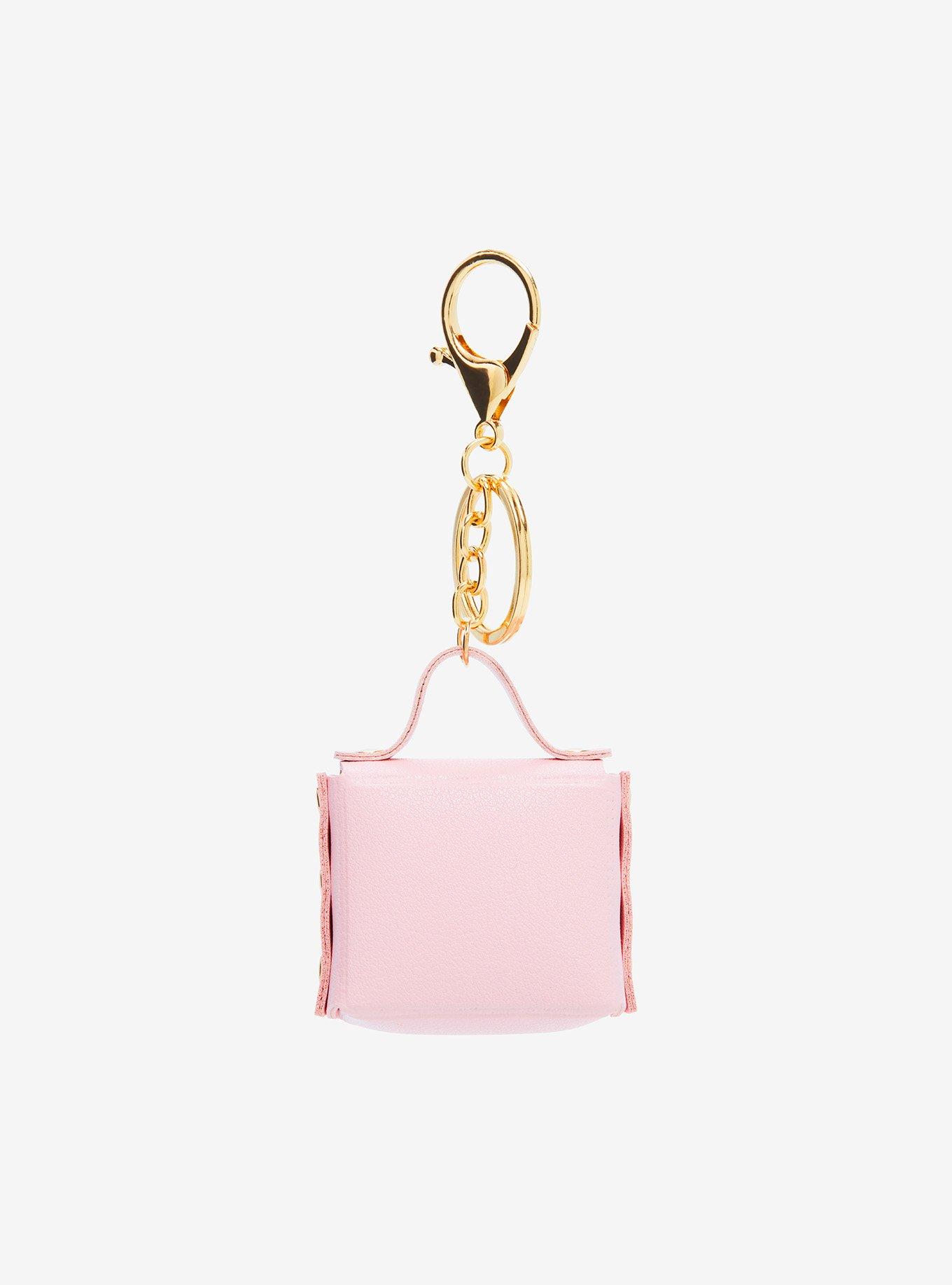Pink Cat Purse Key Chain, , alternate