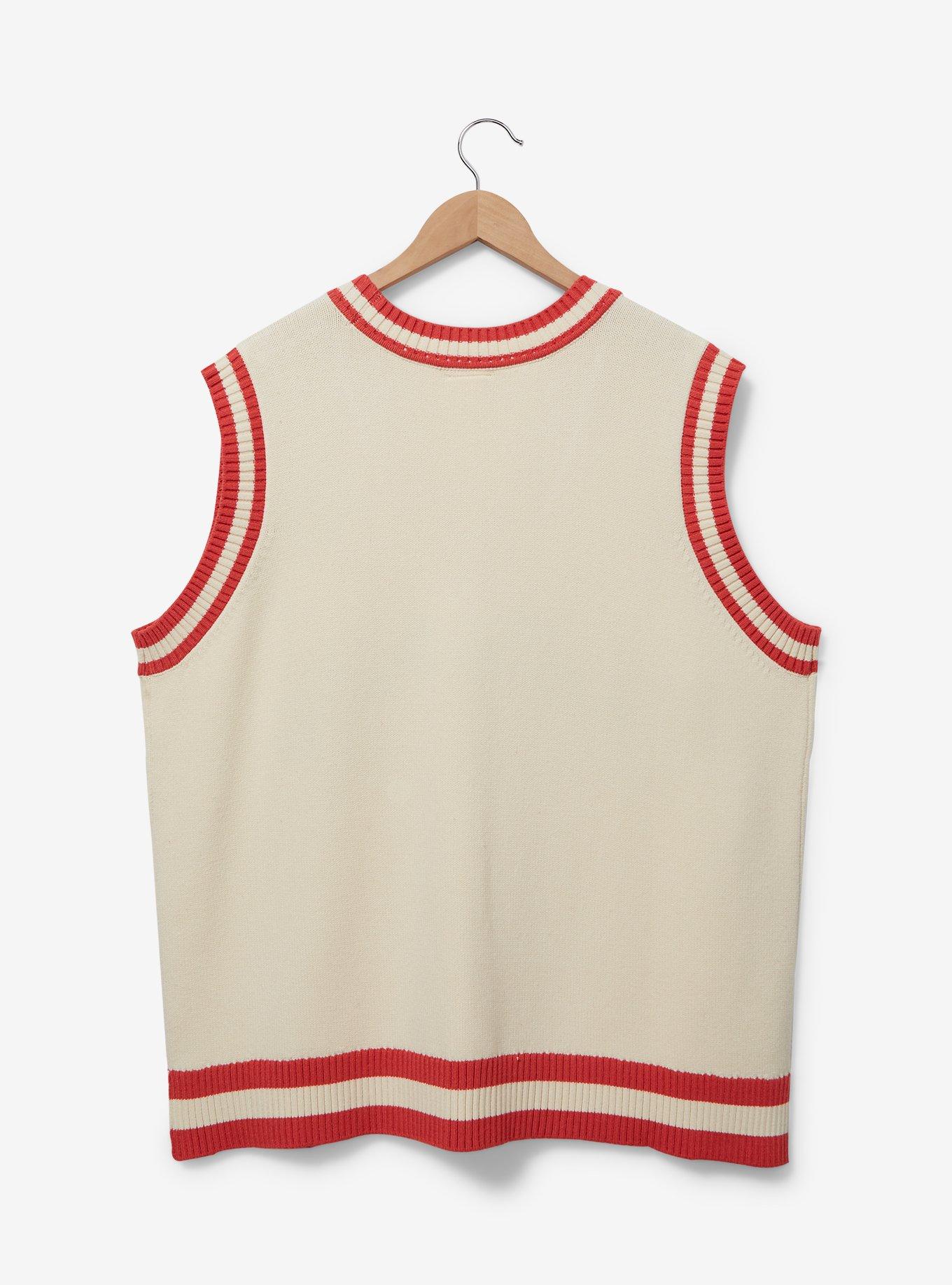 Sanrio Hello Kitty Sporty Cheerleading Women's Plus Size Vest — BoxLunch Exclusive, NATURAL, alternate