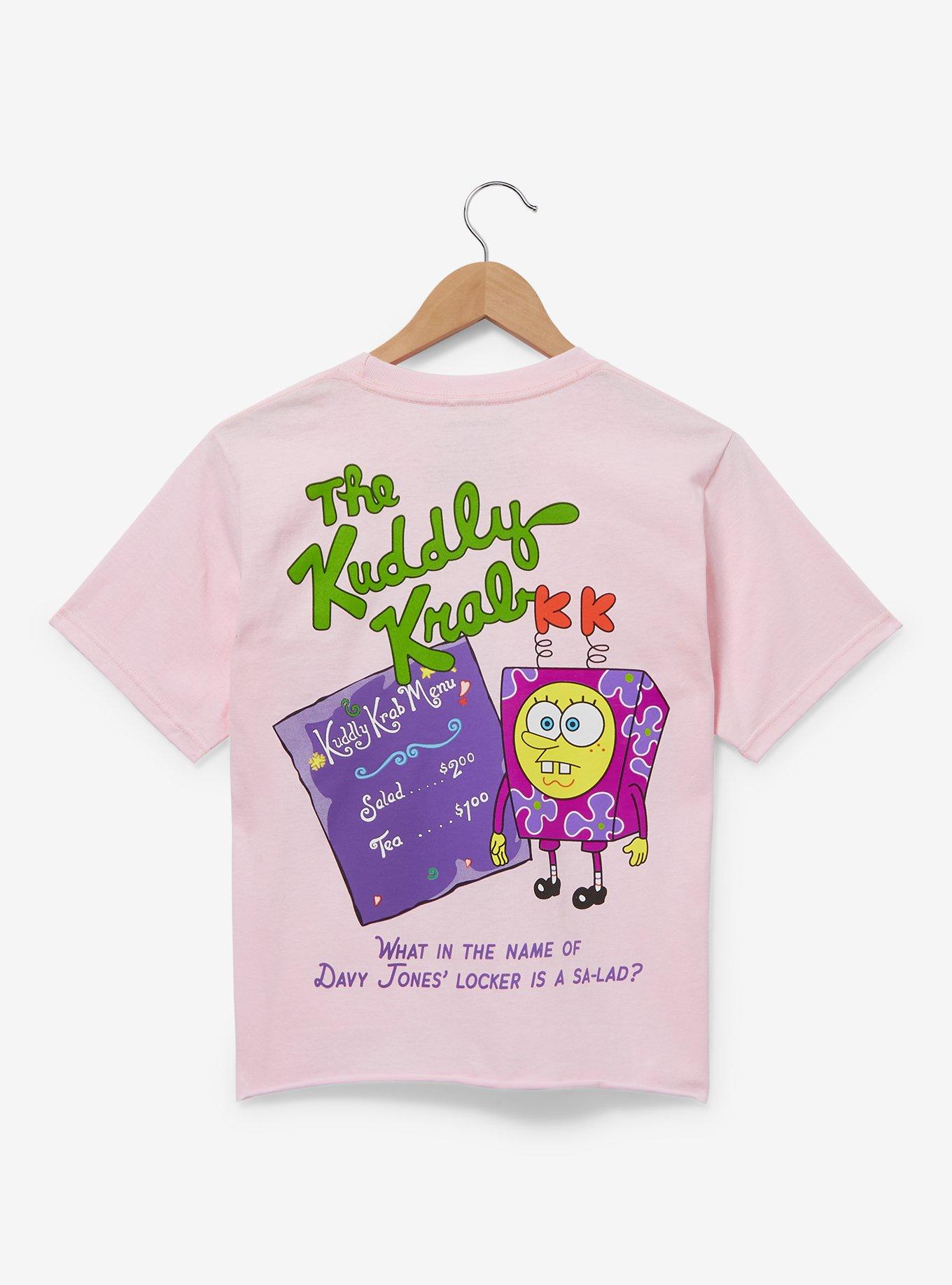 SpongeBob SquarePants The Kuddly Krab Logo Women's Skimmer T-Shirt - BoxLunch Exclusive