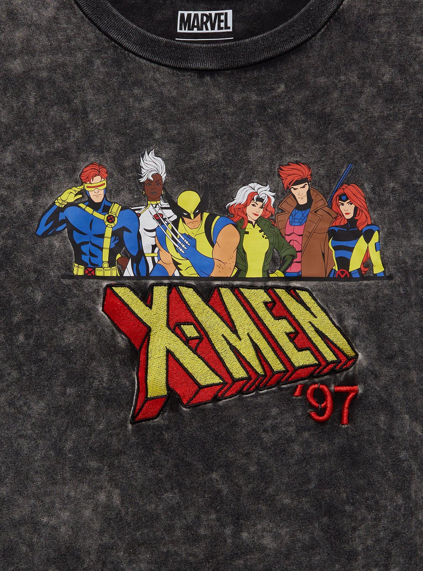 Our Universe Marvel X-Men '97 Group Mineral Wash T-Shirt Our Universe Exclusive, , hi-res