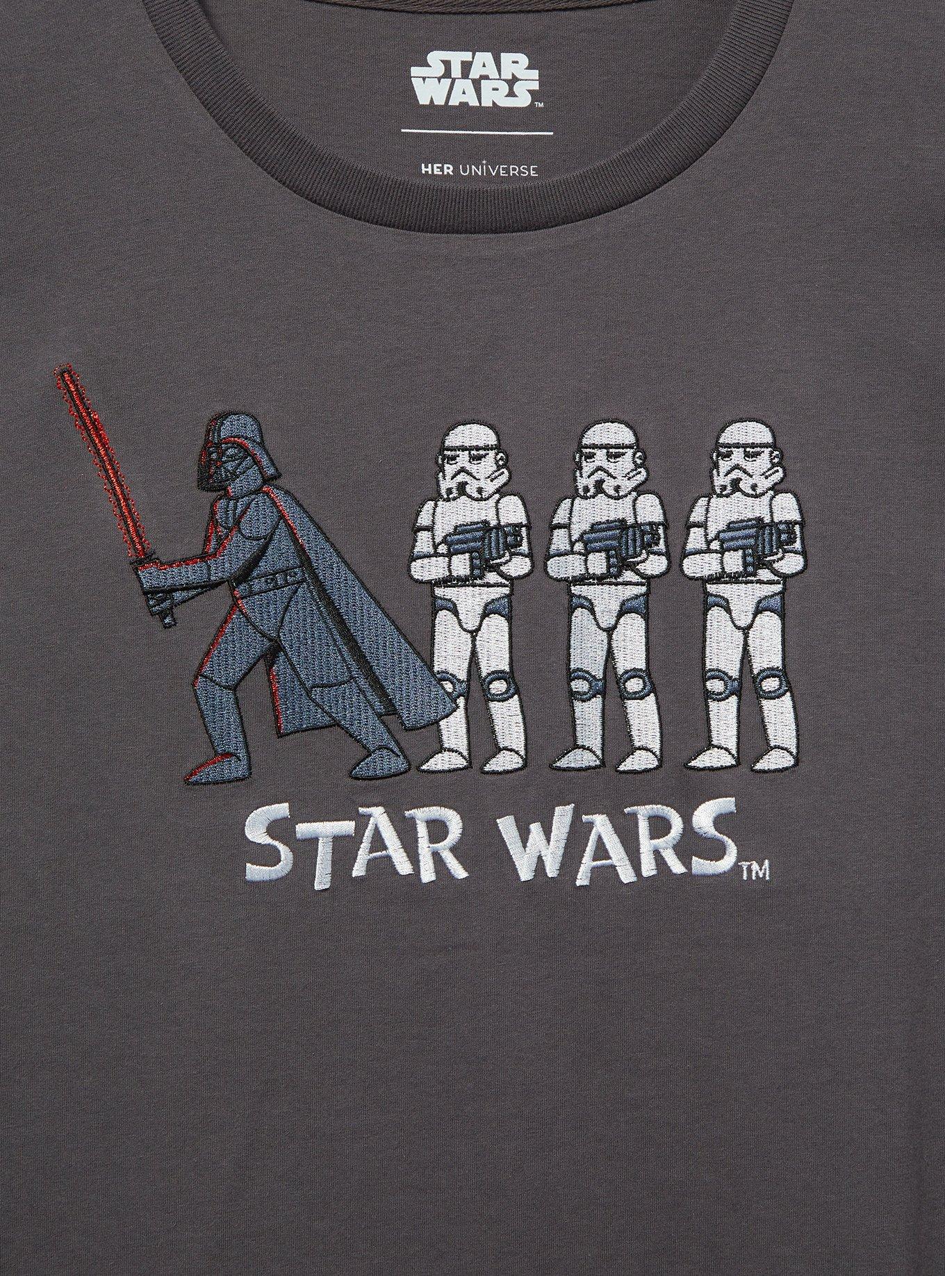 Our Universe Star Wars Darth Vader & Stormtroopers Women's T-Shirt - BoxLunch Exclusive, , hi-res
