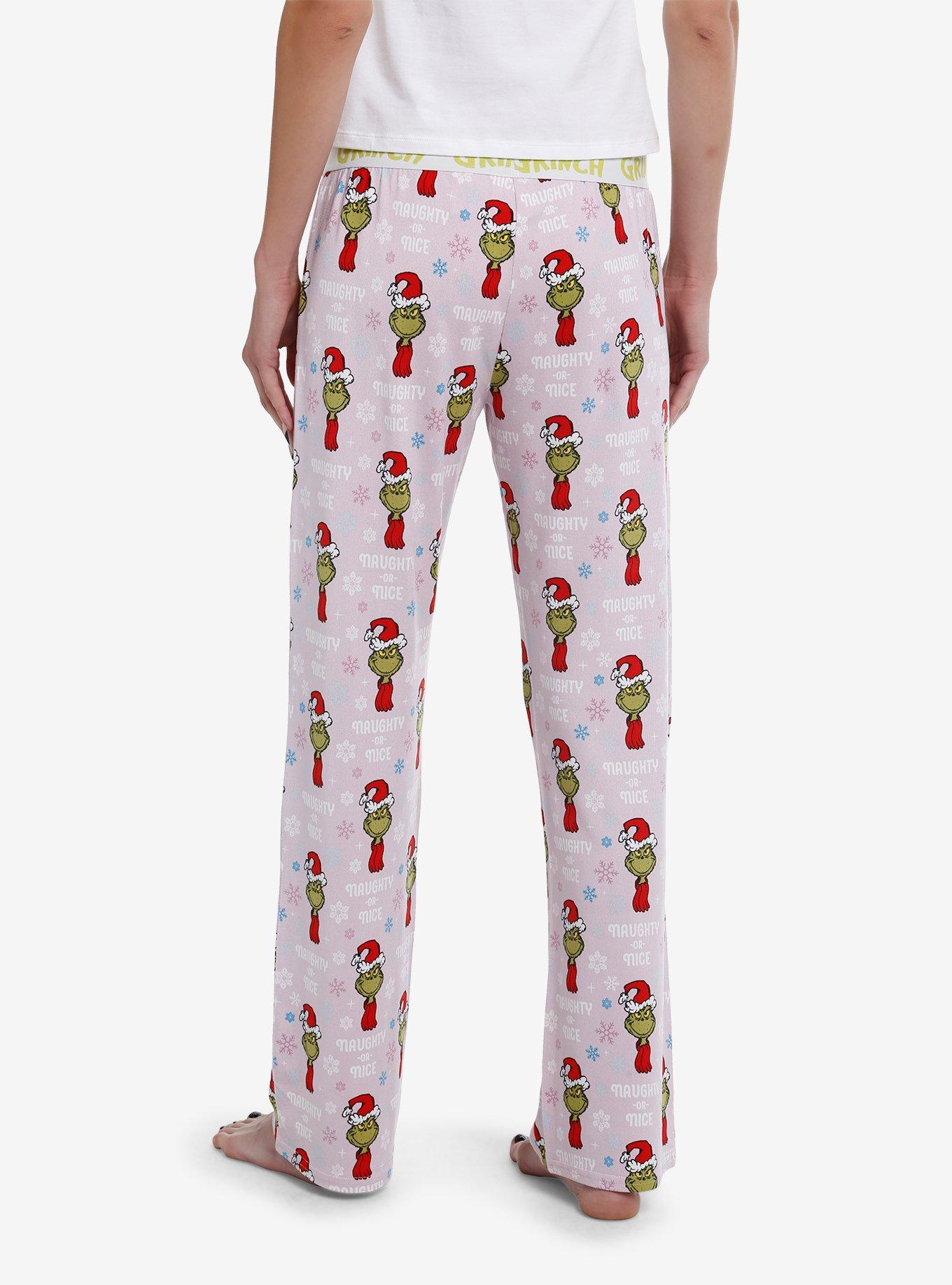 Dr. Seuss How The Grinch Stole Christmas Naughty Or Nice Pajama Pants, , hi-res