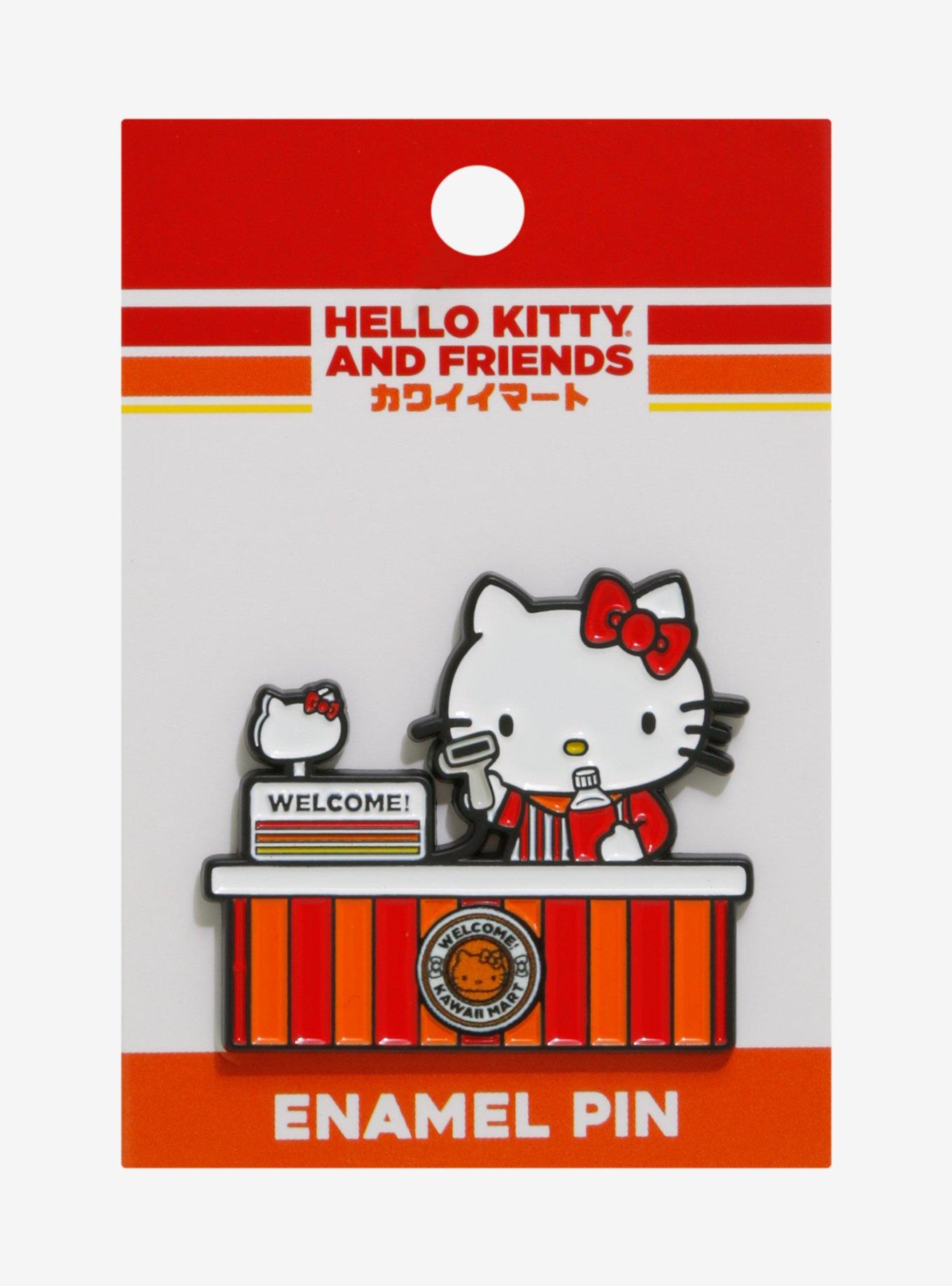 Sanrio Hello Kitty Kawaii Mart Cashier Enamel Pin - BoxLunch Exclusive, , hi-res