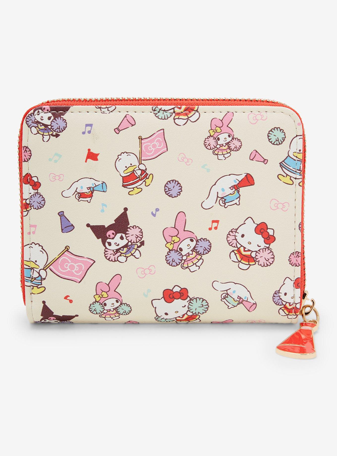 Sanrio Hello Kitty and Friends Cheerleading Small Zip Wallet - BoxLunch Exclusive, , alternate