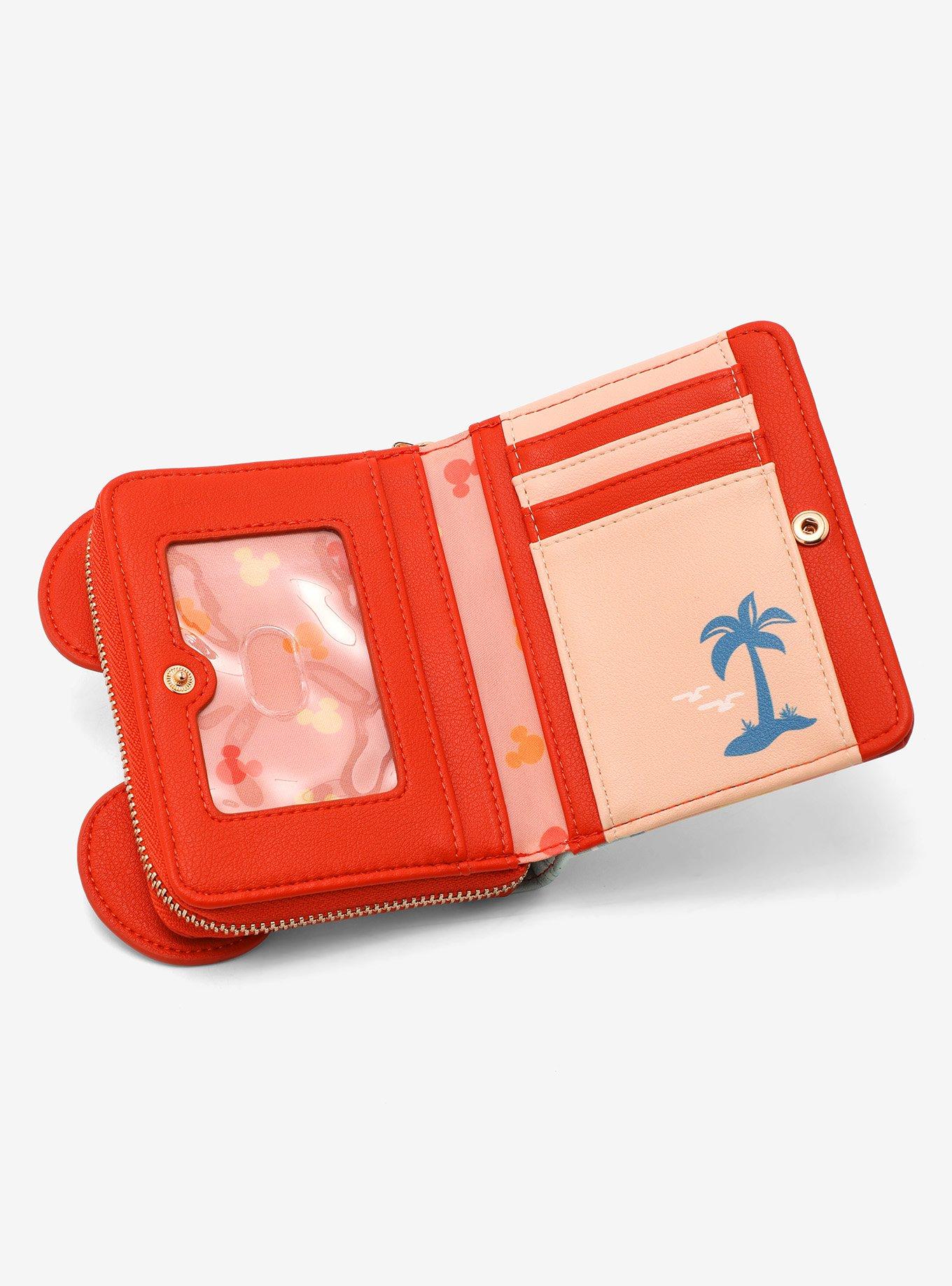 Our Universe Disney Mickey Mouse Sunset Beach Small Zip Wallet - BoxLunch Exclusive, , alternate