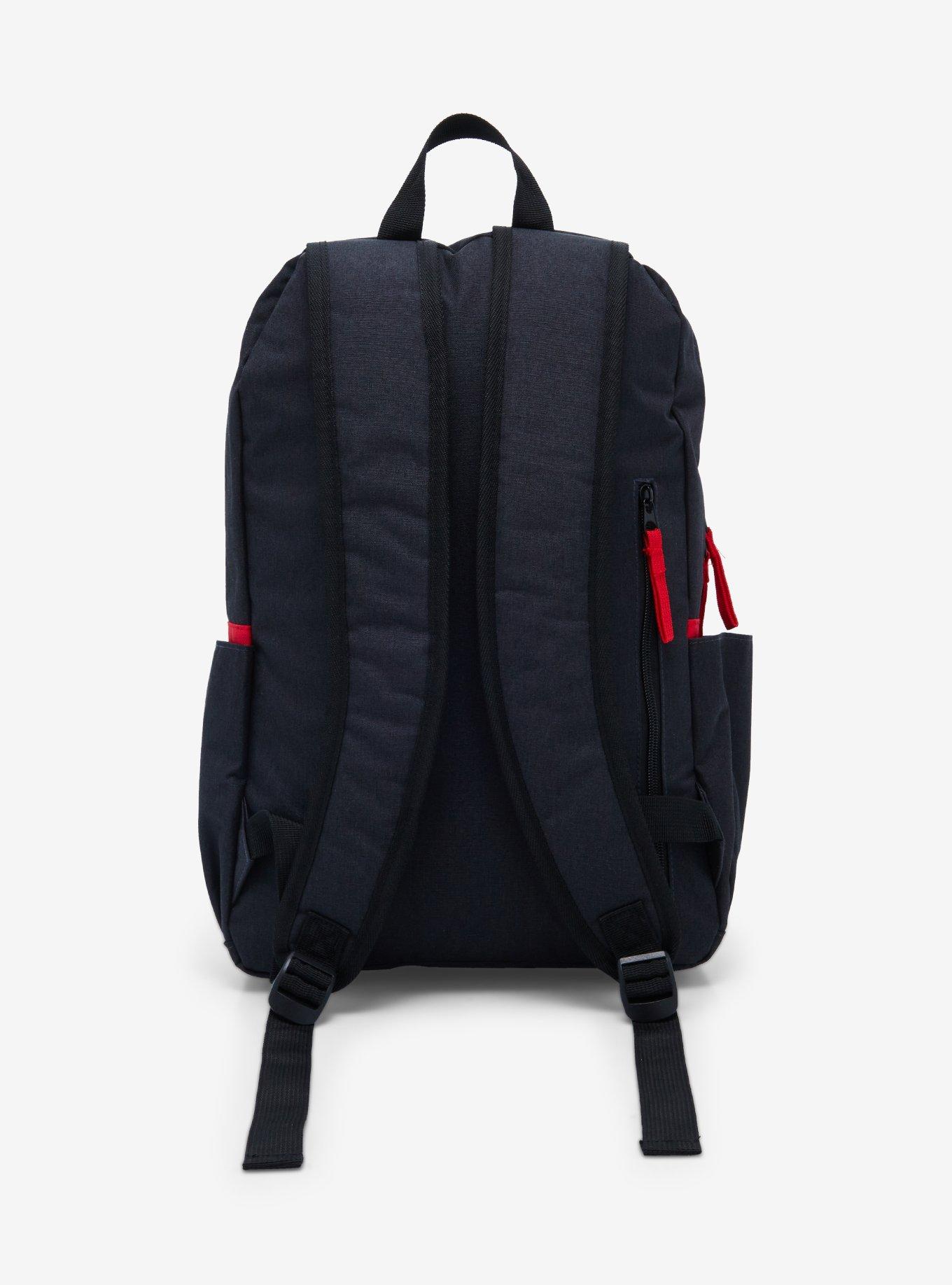 Marvel Spider-Man Black & Red Webbed Backpack — BoxLunch Exclusive, , alternate