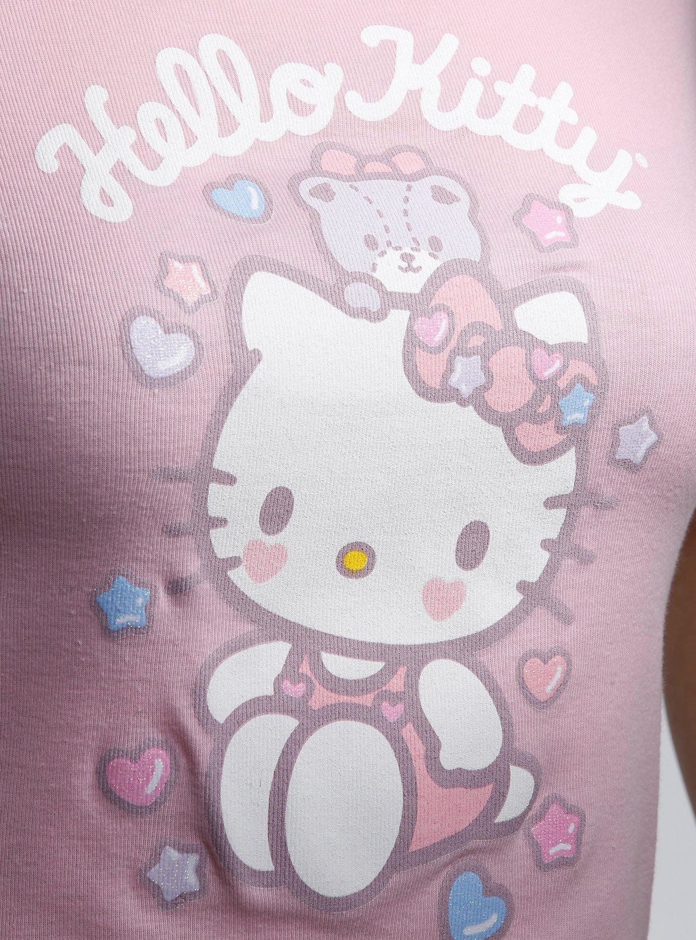 Hello Kitty Bear & Hearts Girls Baby Tee, MULTI, alternate