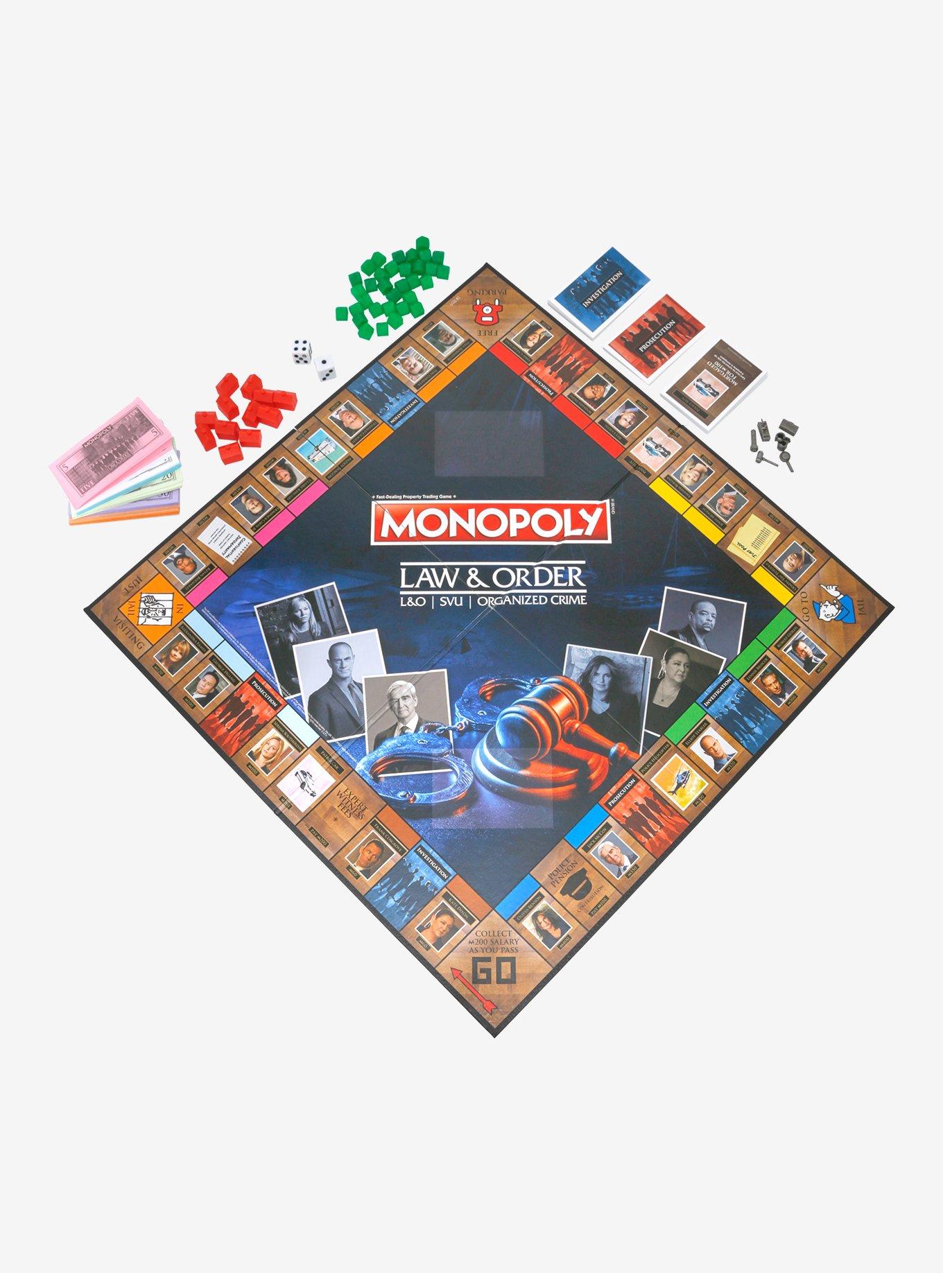 Monopoly Law & Order Edition Board Game, , hi-res