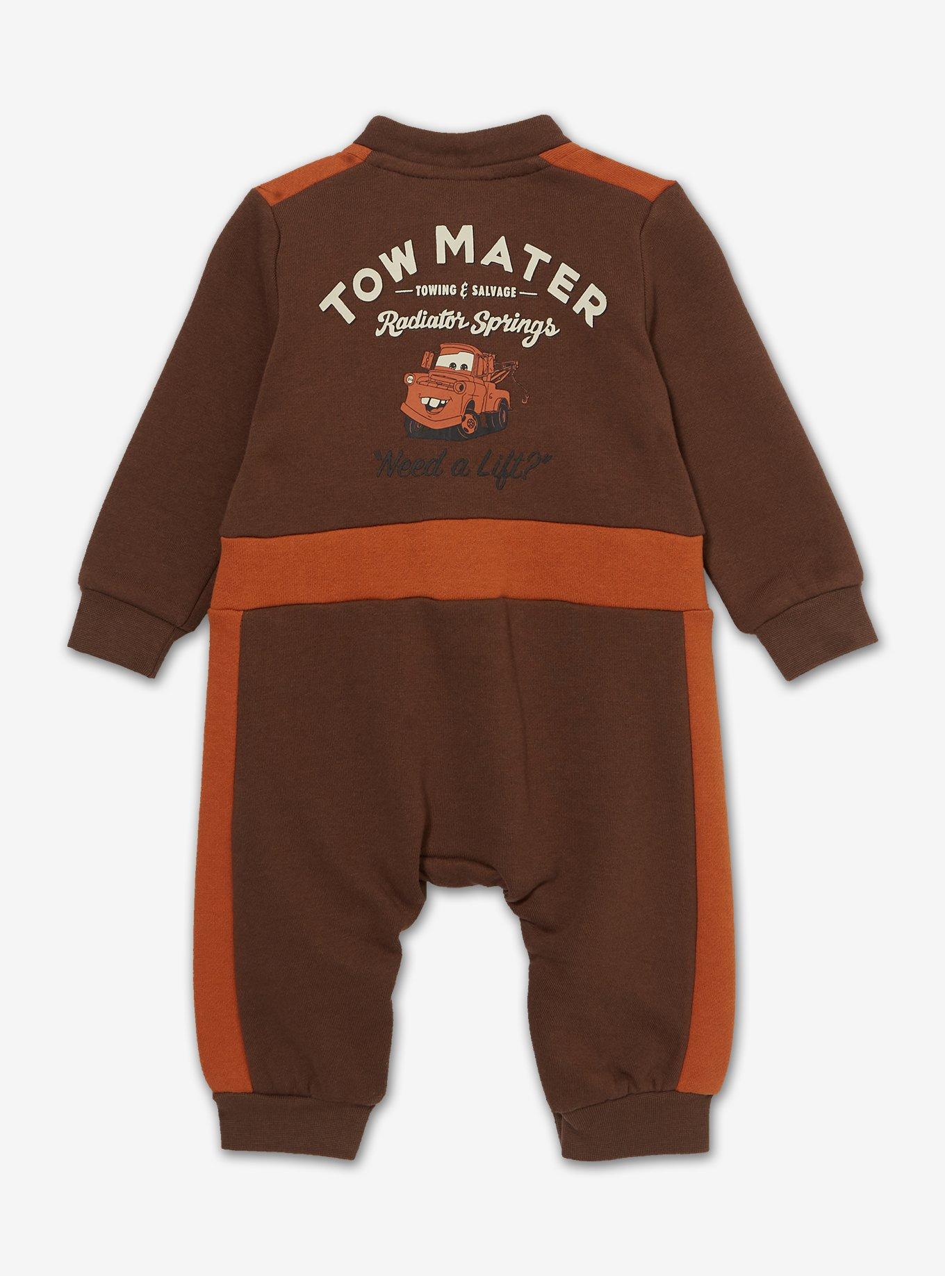 Disney Pixar Cars Tow Mater Racing Suit Infant One- Piece