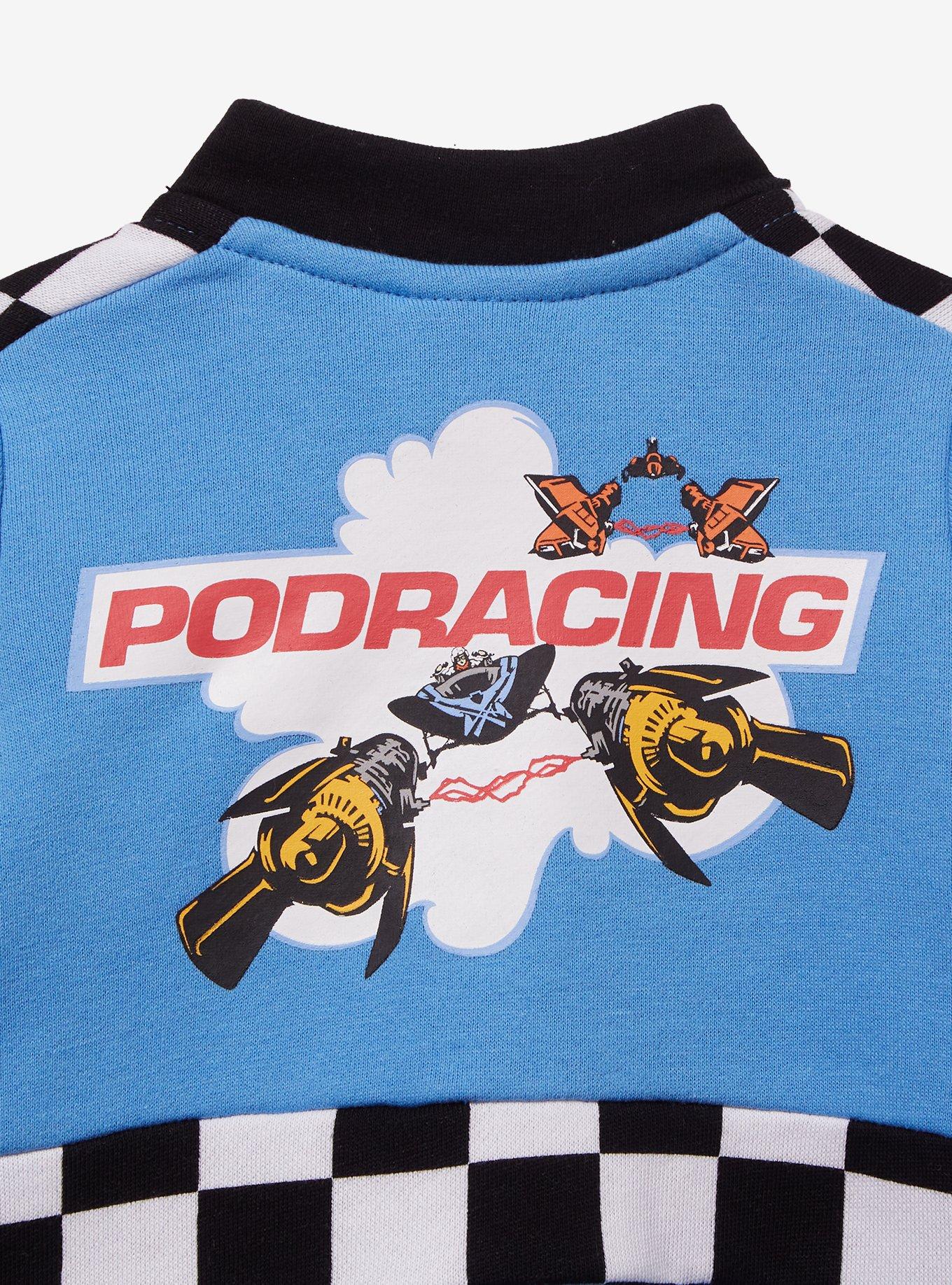 Star Wars Podracing Racing Suit Infant One-Piece - BoxLunch Exclusive, BLUE, alternate