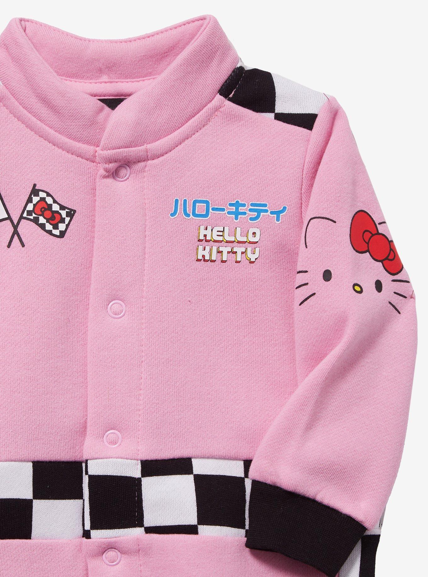 Sanrio Hello Kitty Racing Suit Infant One-Piece - BoxLunch Exclusive, PINK, alternate