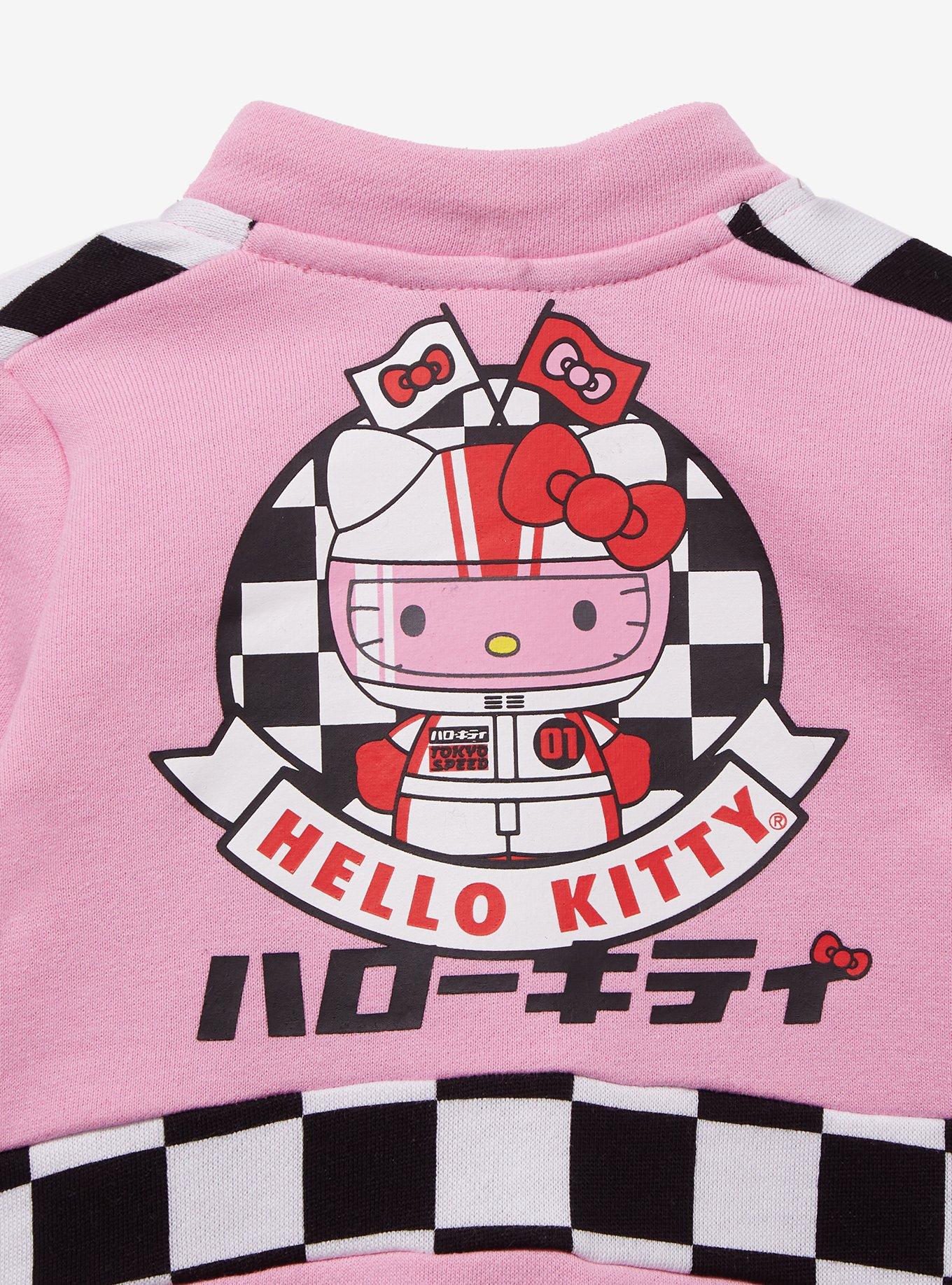 Sanrio Hello Kitty Racing Suit Infant One-Piece - BoxLunch Exclusive, PINK, alternate