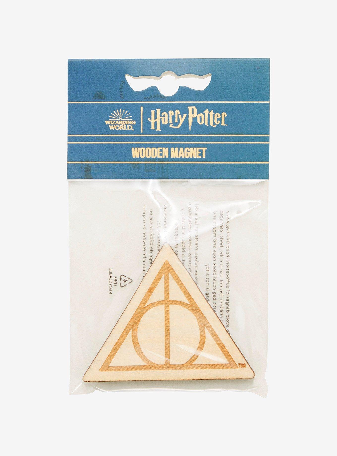 Harry Potter Deathly Hallows Wooden Magnet, , alternate