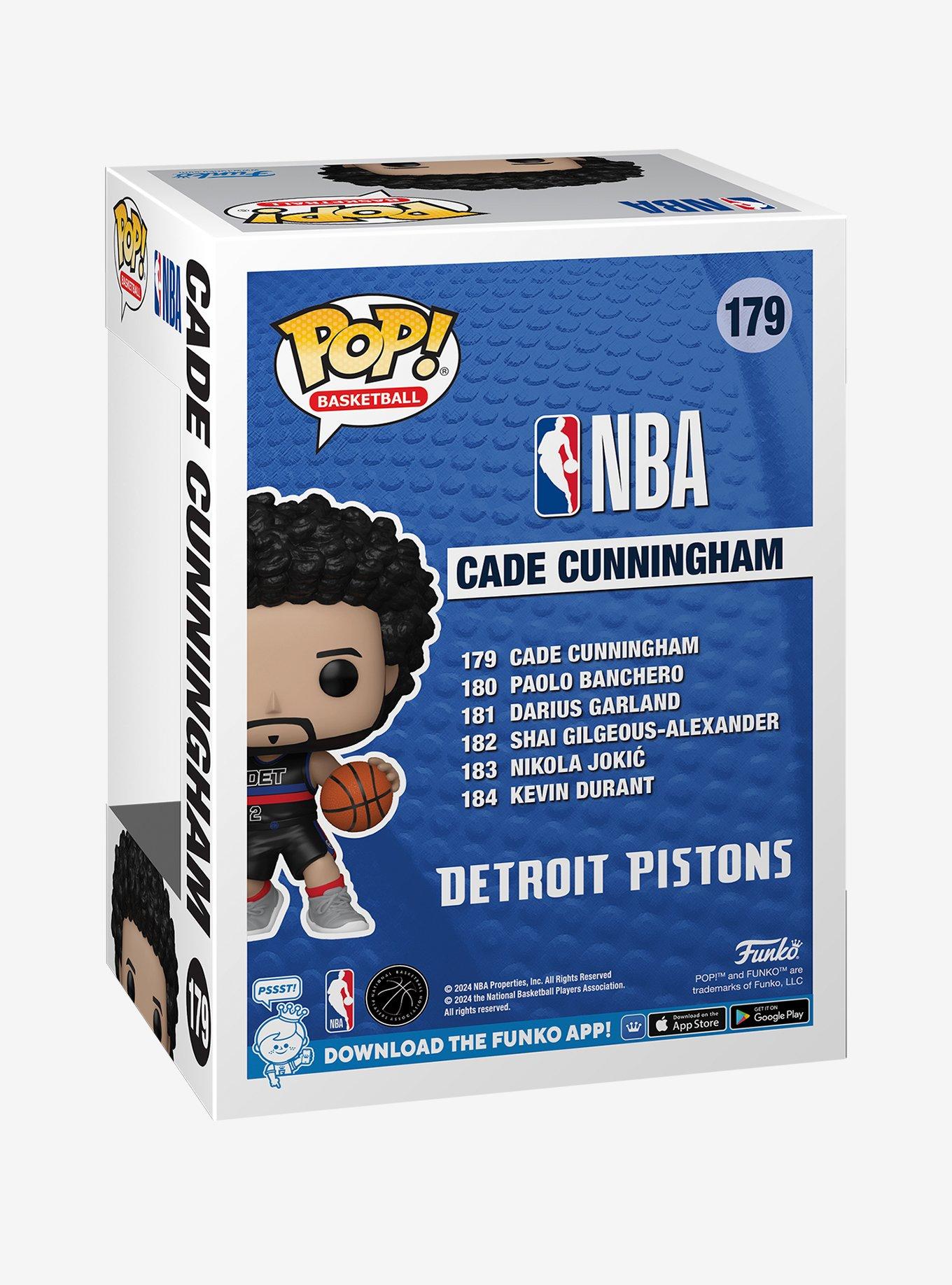 Funko Pop! Basketball Detroit Pistons Cade Cunningham Vinyl Figure, , alternate