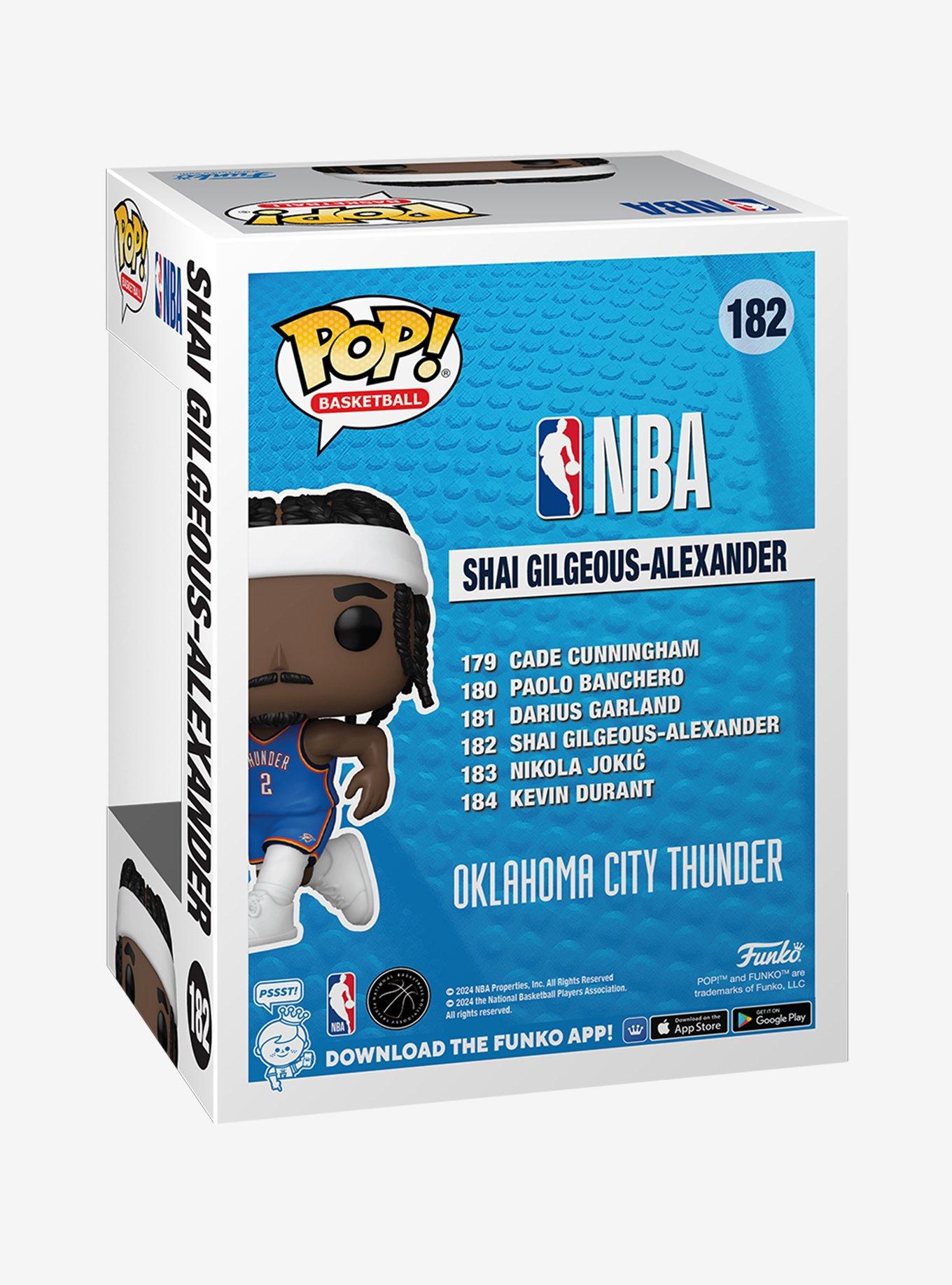 Funko Pop! Basketball Oklahoma City Thunder Shai Gilgeous-Alexander Vinyl Figure, , alternate