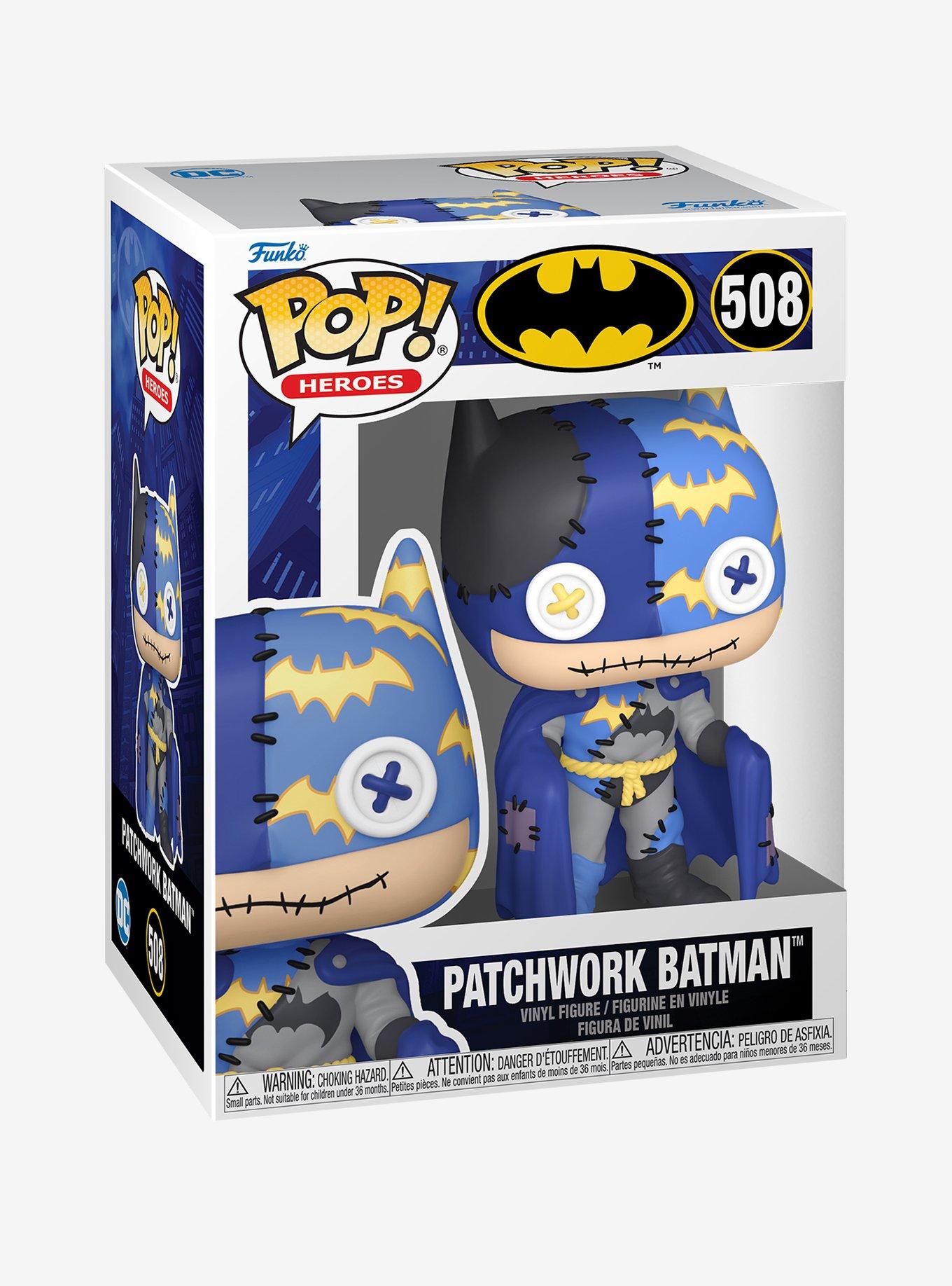 Funko Pop! Heroes DC Comics Batman Patchwork Batman Vinyl Figure, , alternate