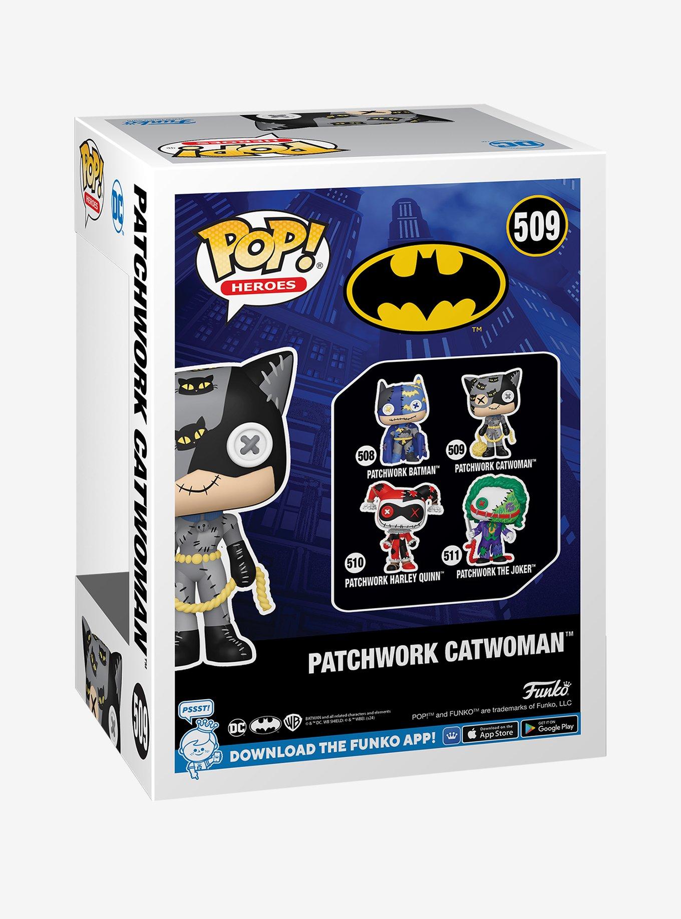 Funko Pop! Heroes DC Comics Batman Patchwork Catwoman Vinyl Figure, , alternate