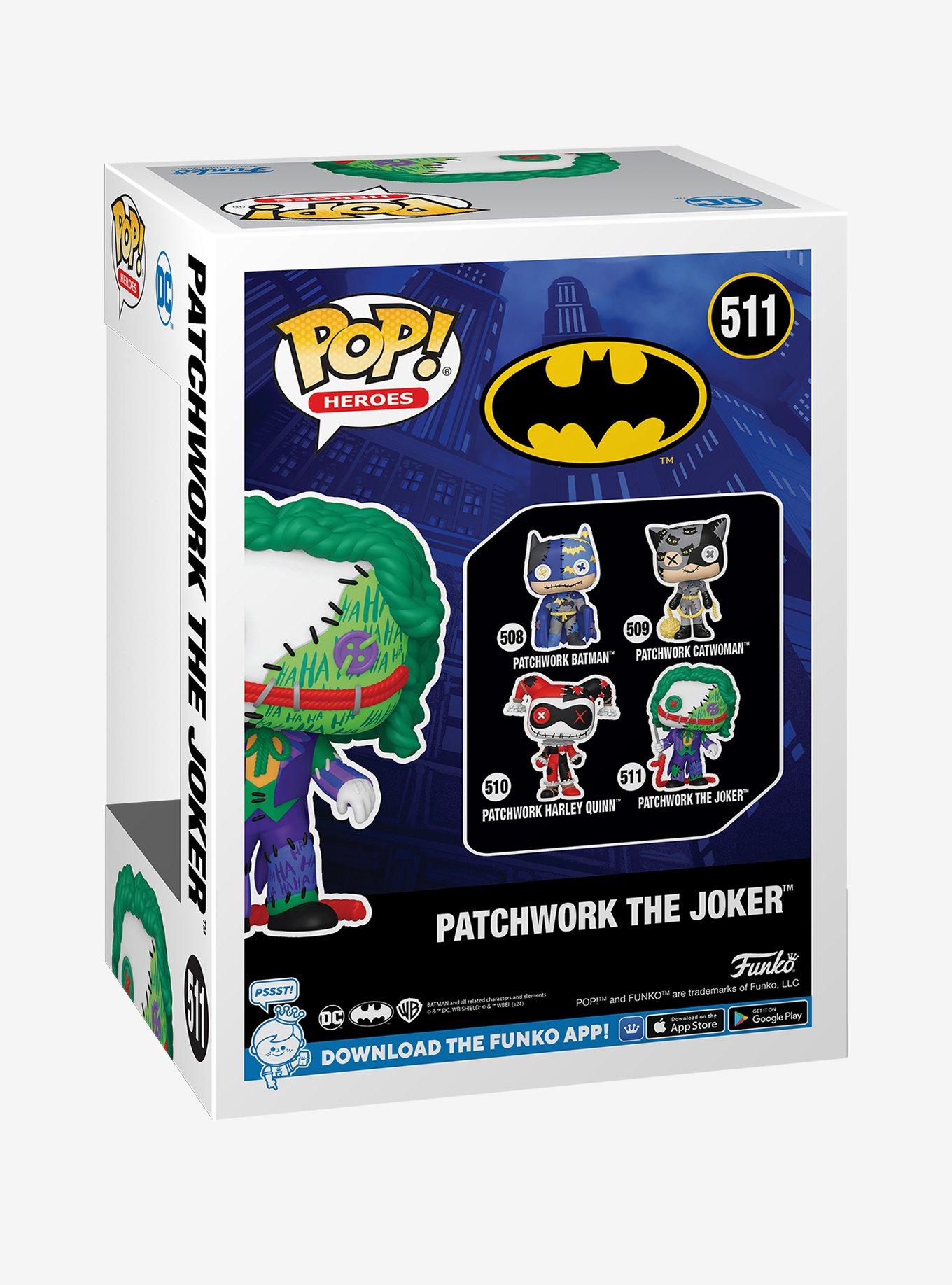 Funko Pop! Heroes DC Comics Batman Patchwork The Joker Vinyl Figure, , alternate
