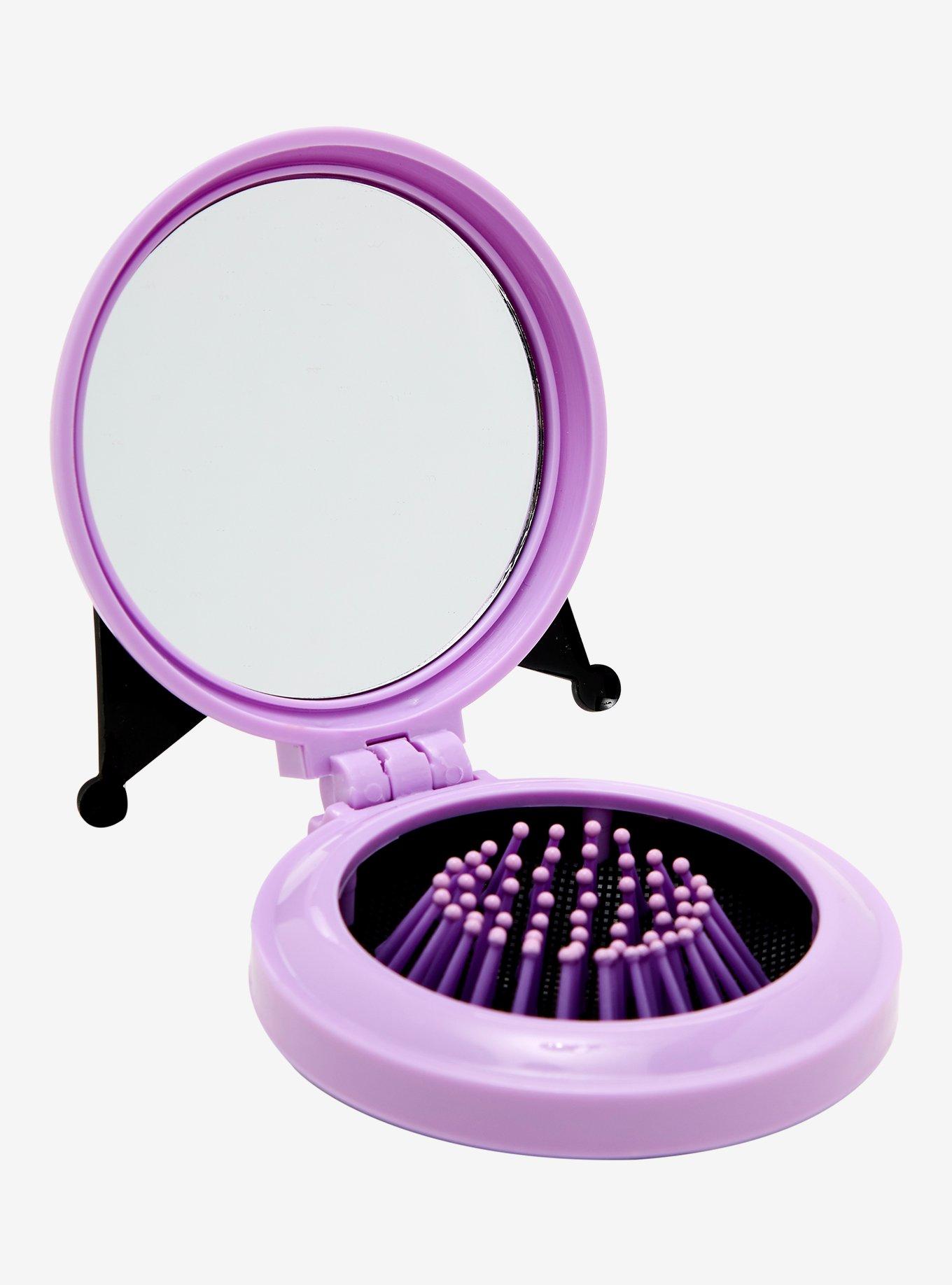 Sanrio Kuromi Brush Mirror Compact &mdash; BoxLunch Exclusive, , alternate