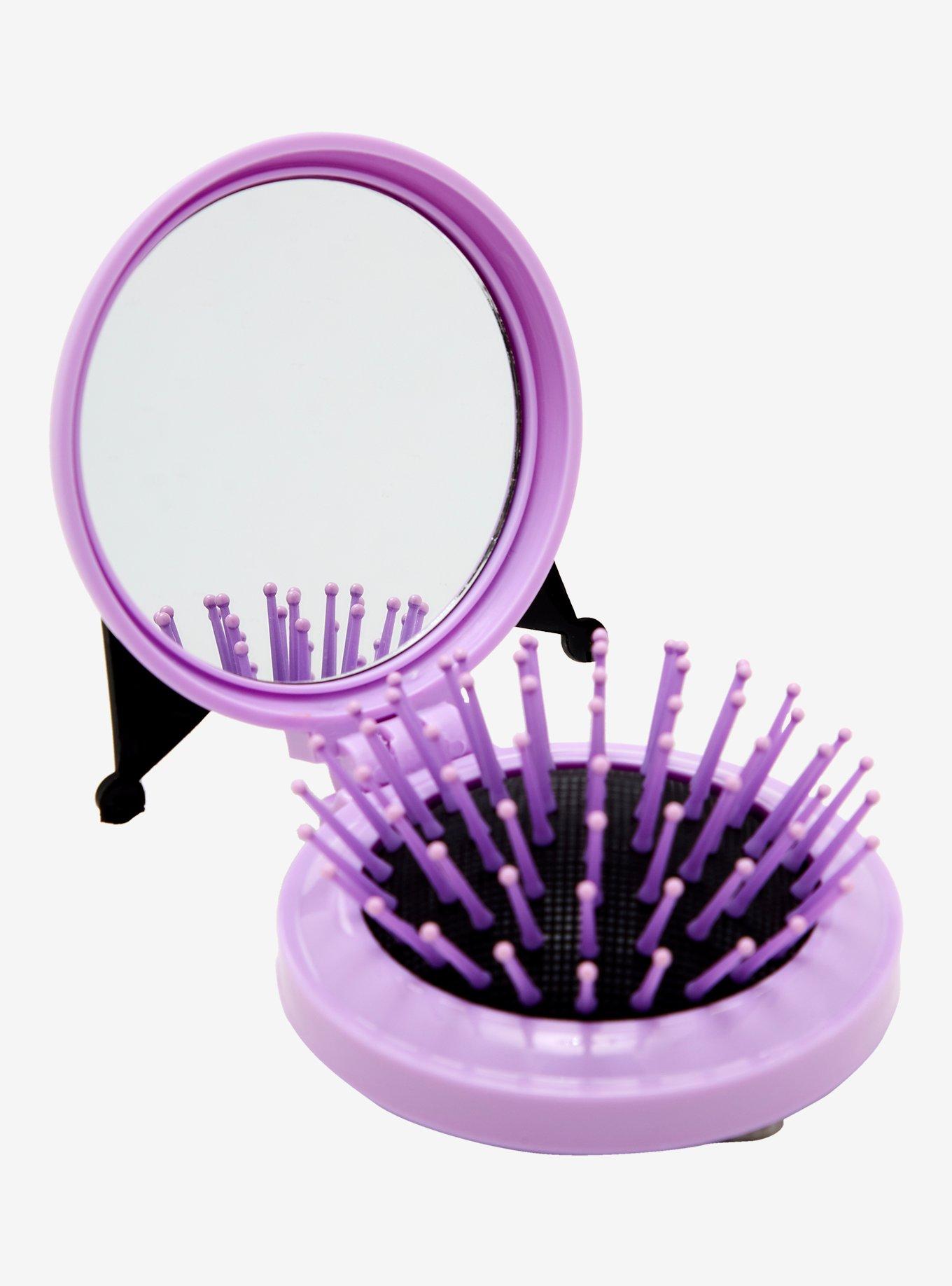 Sanrio Kuromi Brush Mirror Compact &mdash; BoxLunch Exclusive, , alternate