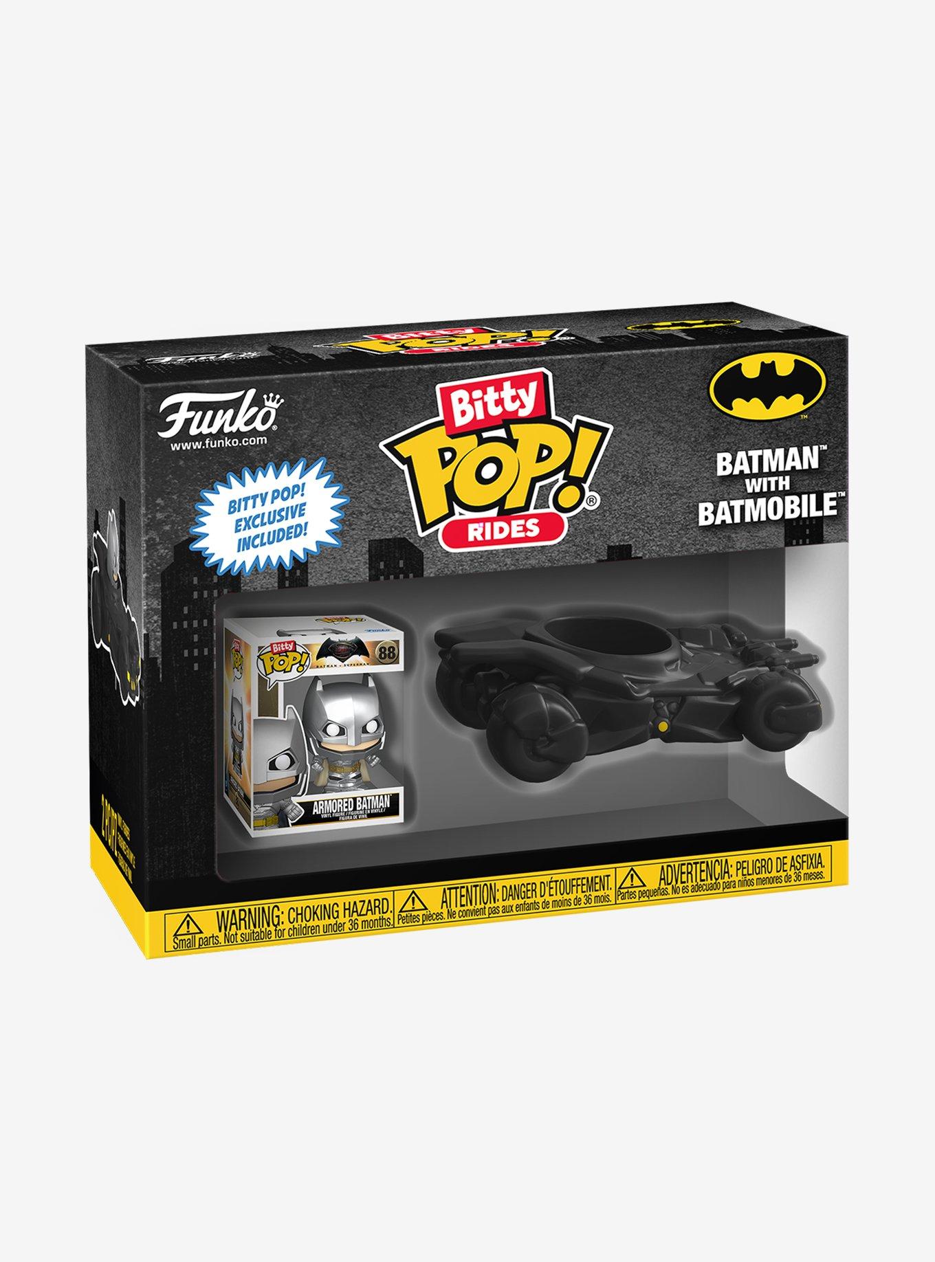 Funko Bitty Pop! Rides DC Comics Batman with Batmobile Vinyl Figure Set, , alternate