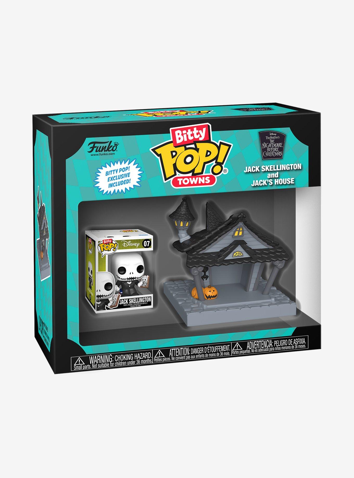 Funko Bitty Pop! Towns Disney The Nightmare Before Christmas Jack Skellington & Jack's House Vinyl Figure Set