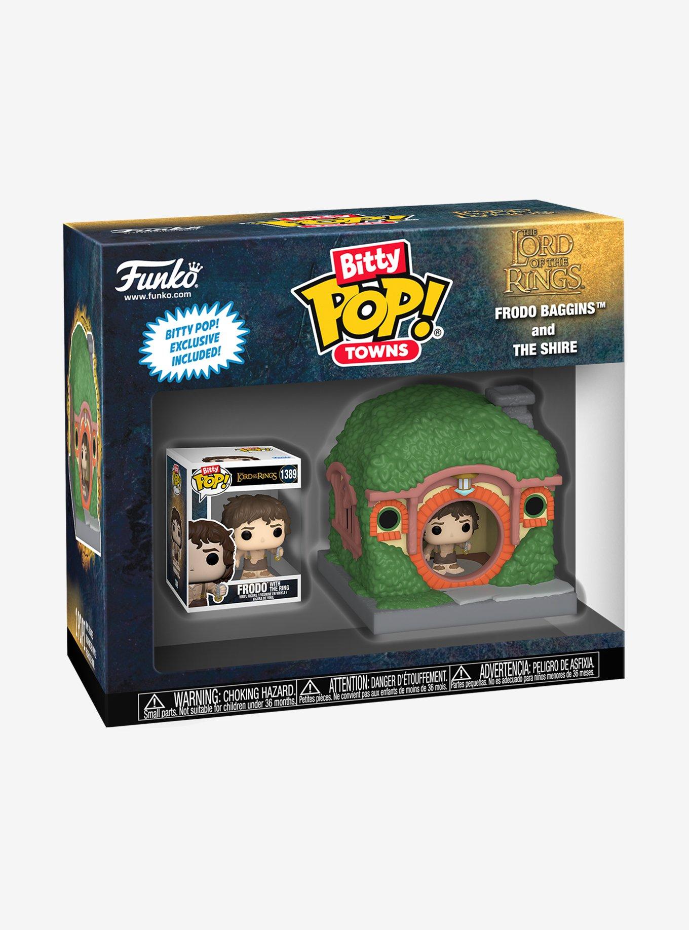 Funko Bitty Pop! Towns Lord of the Rings Frodo Baggins & The Shire Vinyl Figure Set, , alternate