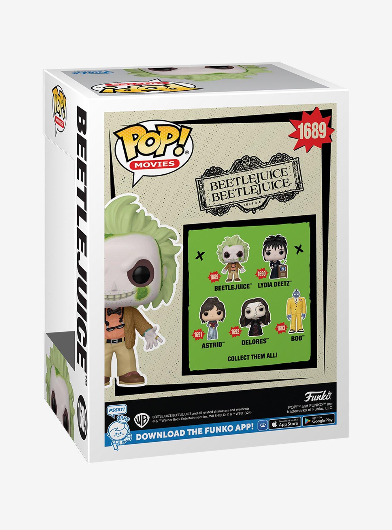 Funko Pop! Movies Beetlejuice Beetlejuice Cardigan Beetlejuice Vinyl Figure, , alternate