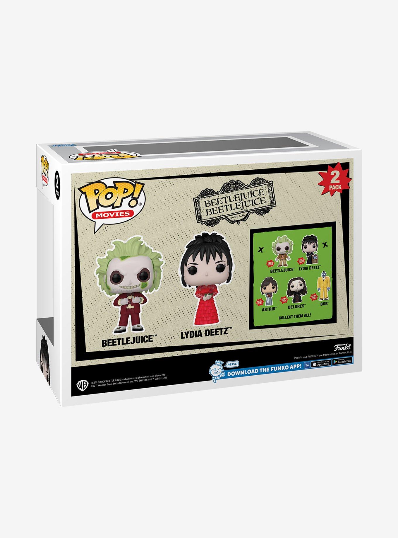 Funko Pop! Movies Beetlejuice Beetlejuice Lydia Deetz & Beetlejuice Vinyl Figure Set, , alternate