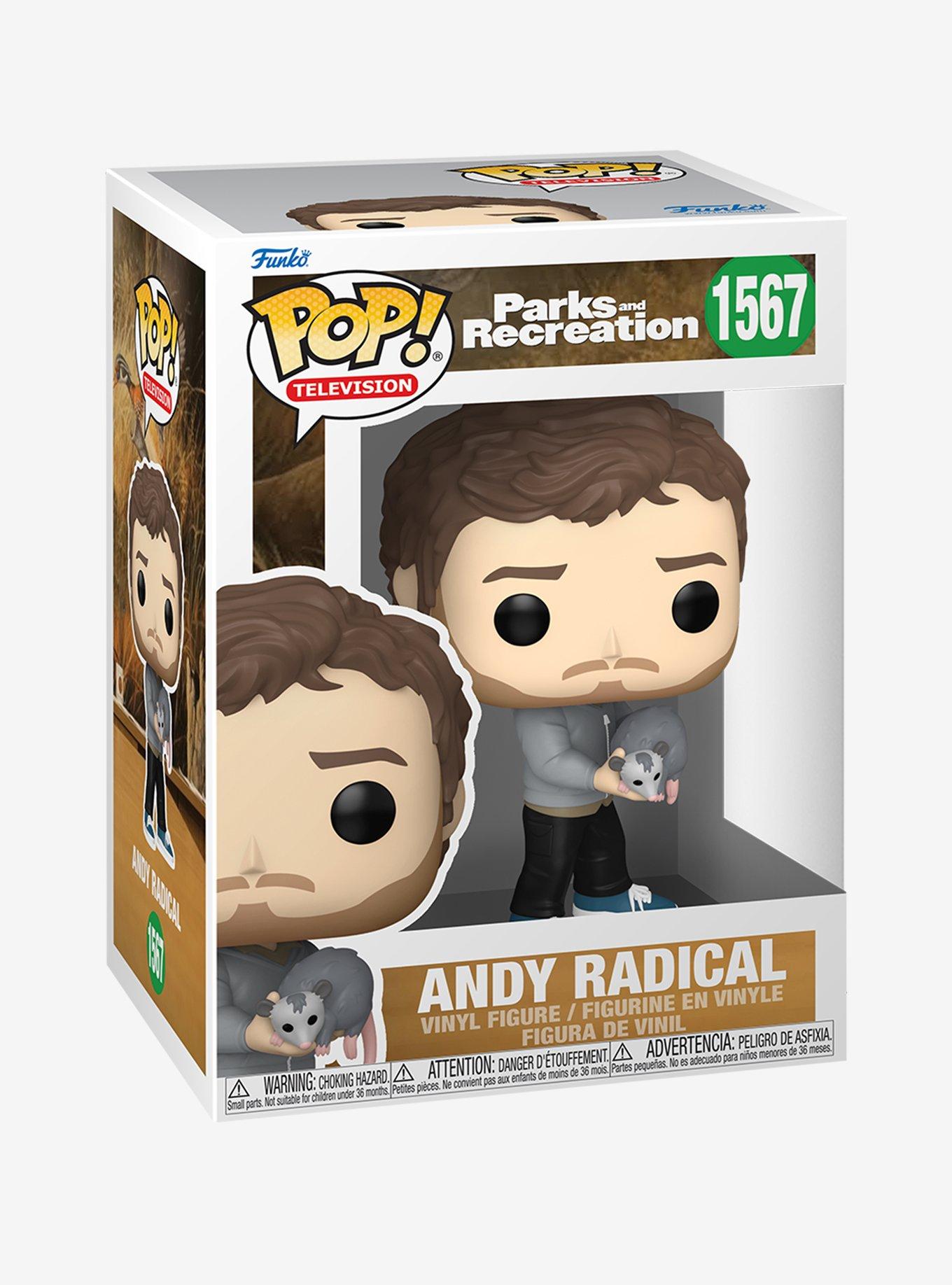 Funko Pop! Television Parks and Recreation Andy Radical Vinyl Figure, , alternate