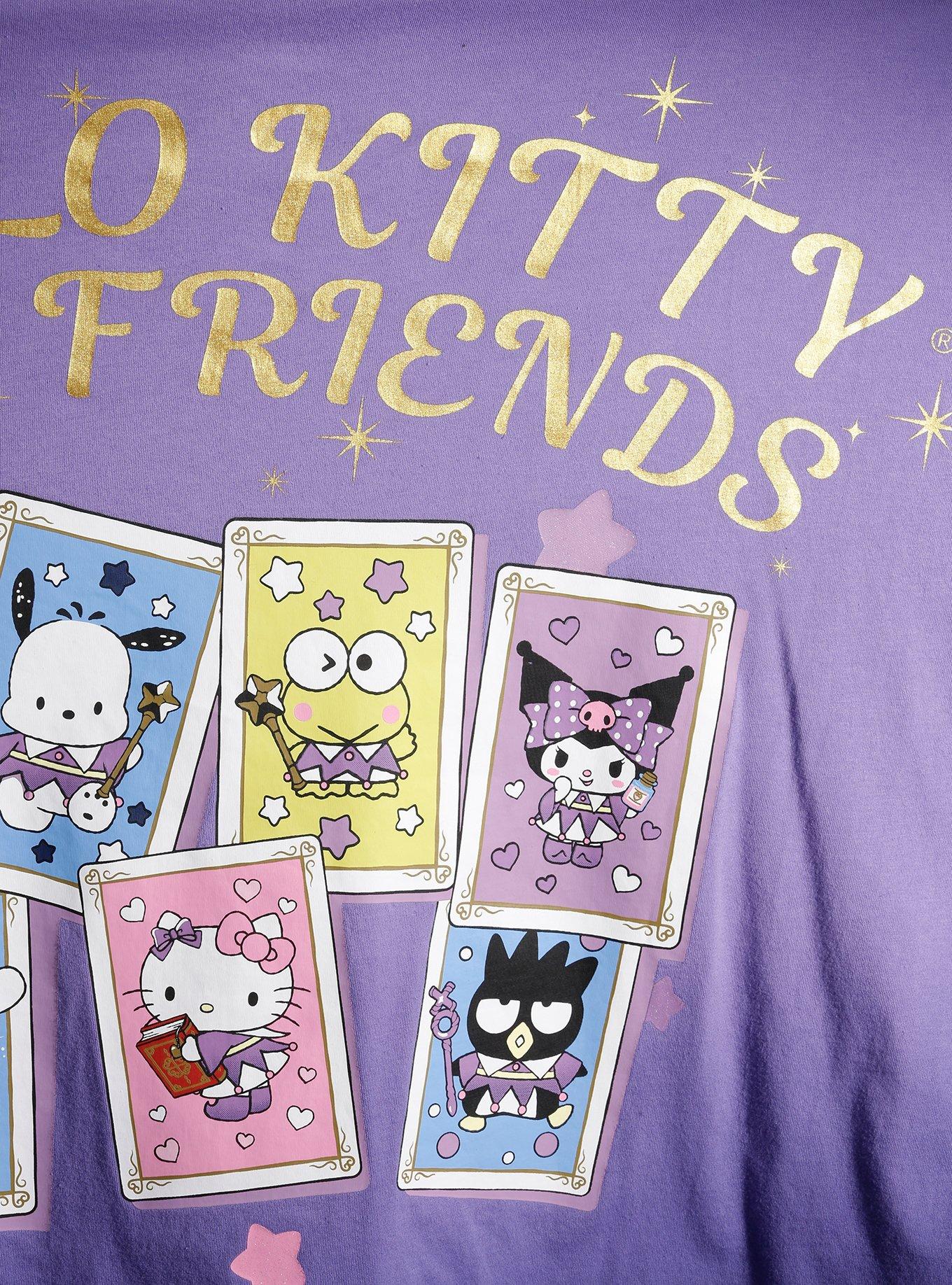 Hello Kitty And Friends Magic Card Long-Sleeve Athletic Jersey Plus Size, PURPLE, alternate