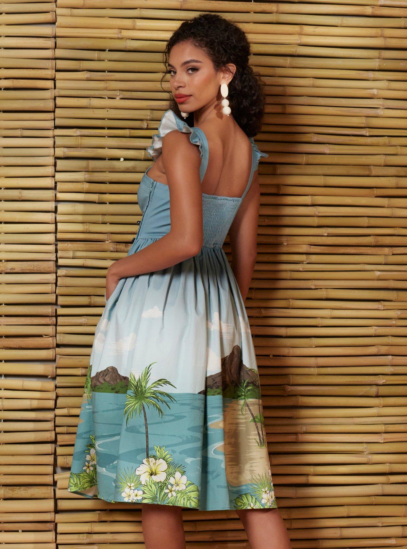Her Universe Star Wars Droids At The Beach Tiki Dress Her Universe Exclusive, MULTI, alternate