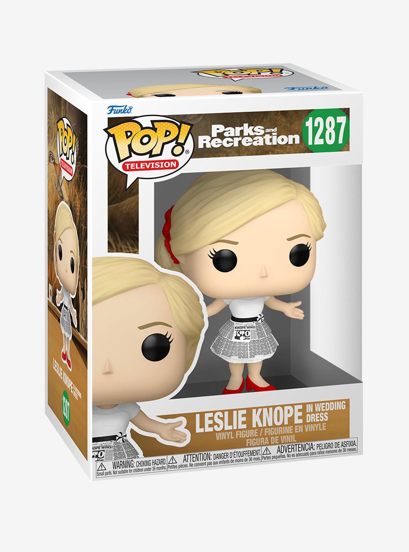 Funko Pop! Television Parks and Recreation Leslie Knope in Wedding Dress Vinyl Figure, , hi-res