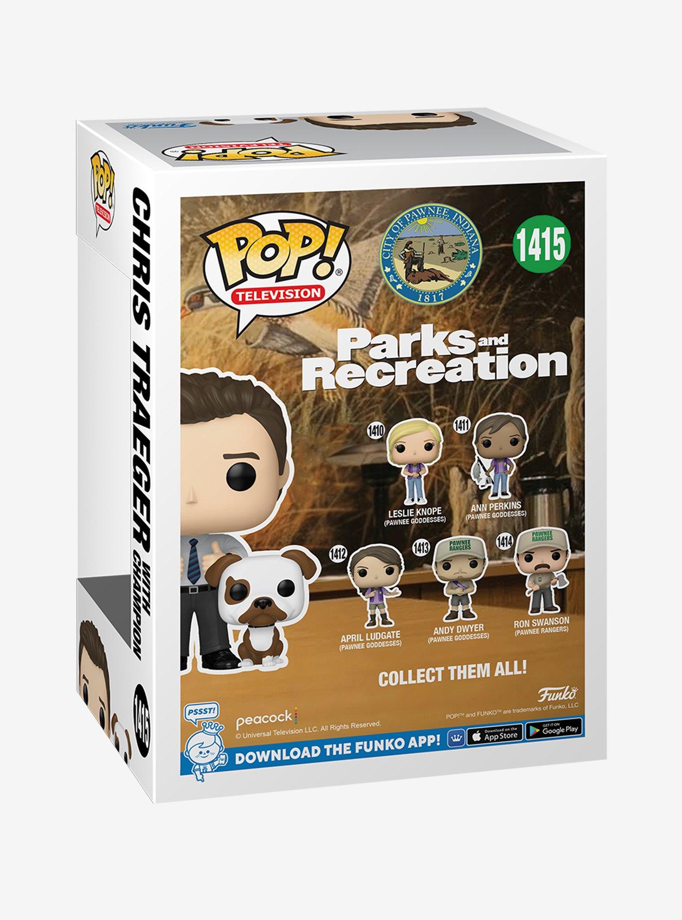 Funko Pop! Television Parks and Recreation Chris Traeger with Champion Vinyl Figure, , alternate