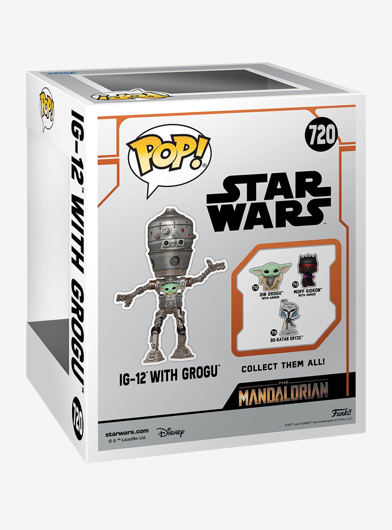 Funko Pop! Star Wars The Mandalorian IG-12 With Grogu Vinyl Figure